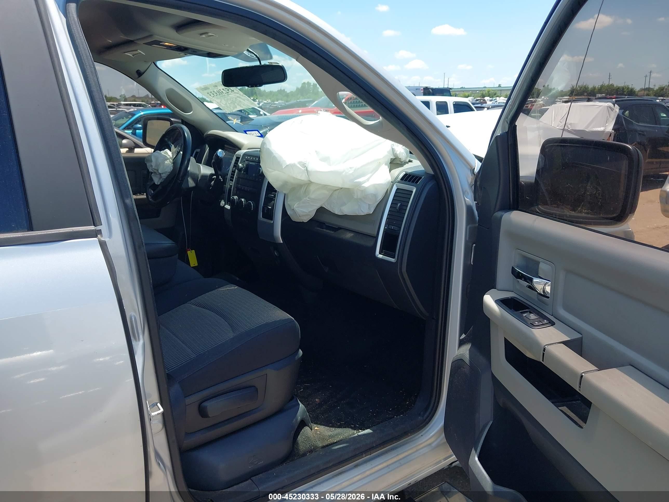 2012 Ram 1500 Slt Серебряный vin: 1C6RD6LT1CS153538