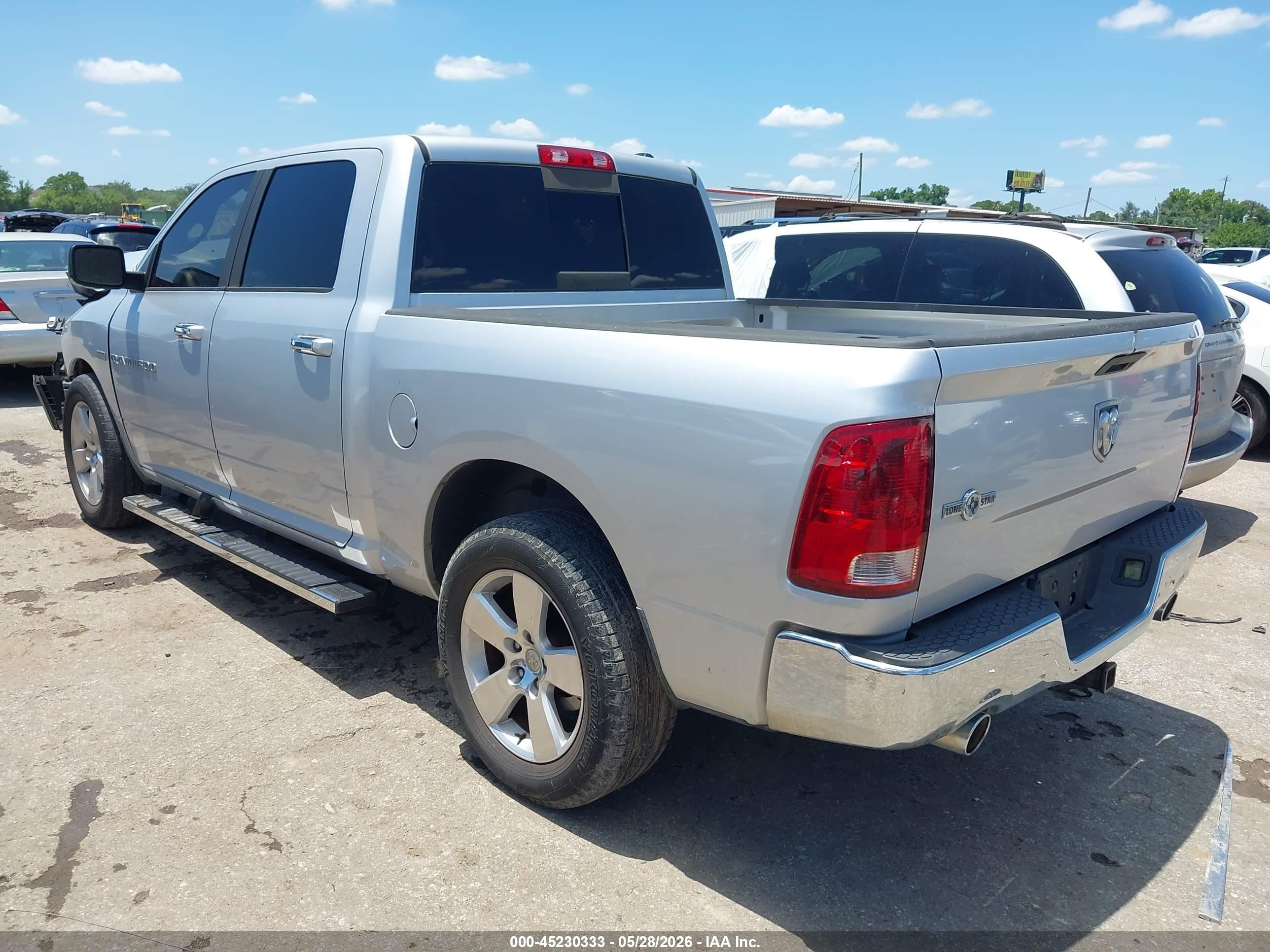 2012 Ram 1500 Slt Серебряный vin: 1C6RD6LT1CS153538
