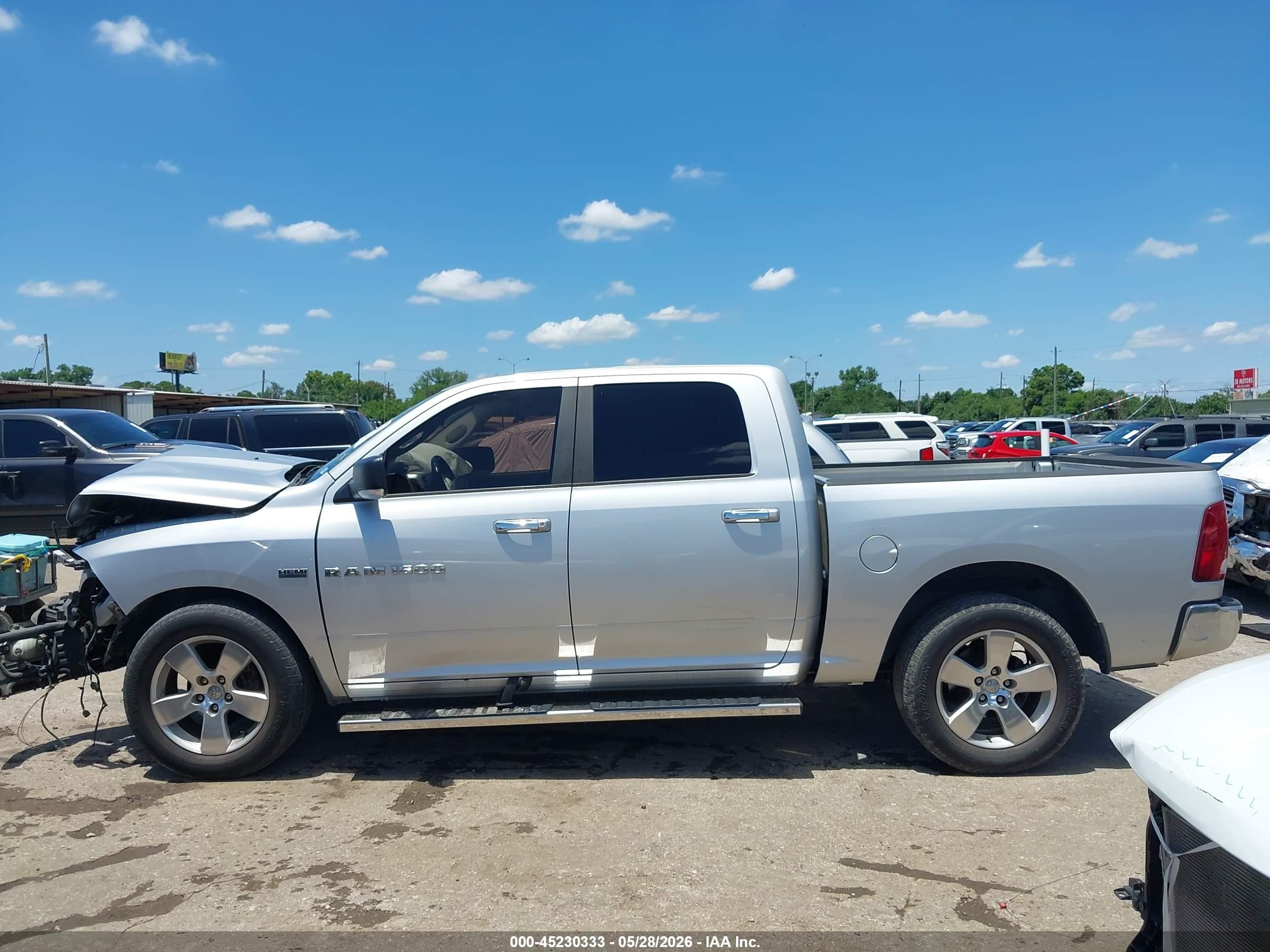 2012 Ram 1500 Slt Серебряный vin: 1C6RD6LT1CS153538