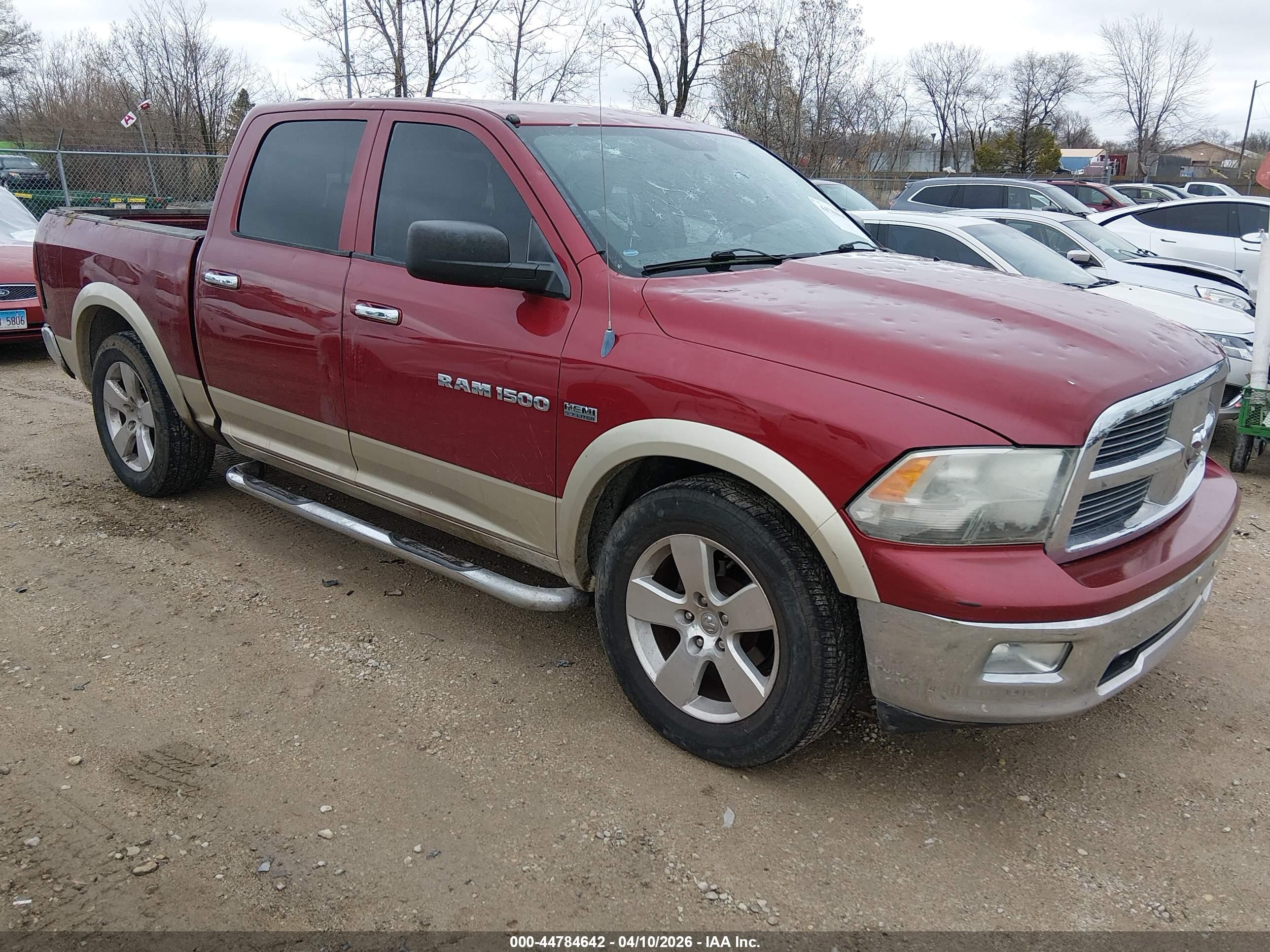 2012 Ram 1500 Slt Красный vin: 1C6RD6LT1CS281794