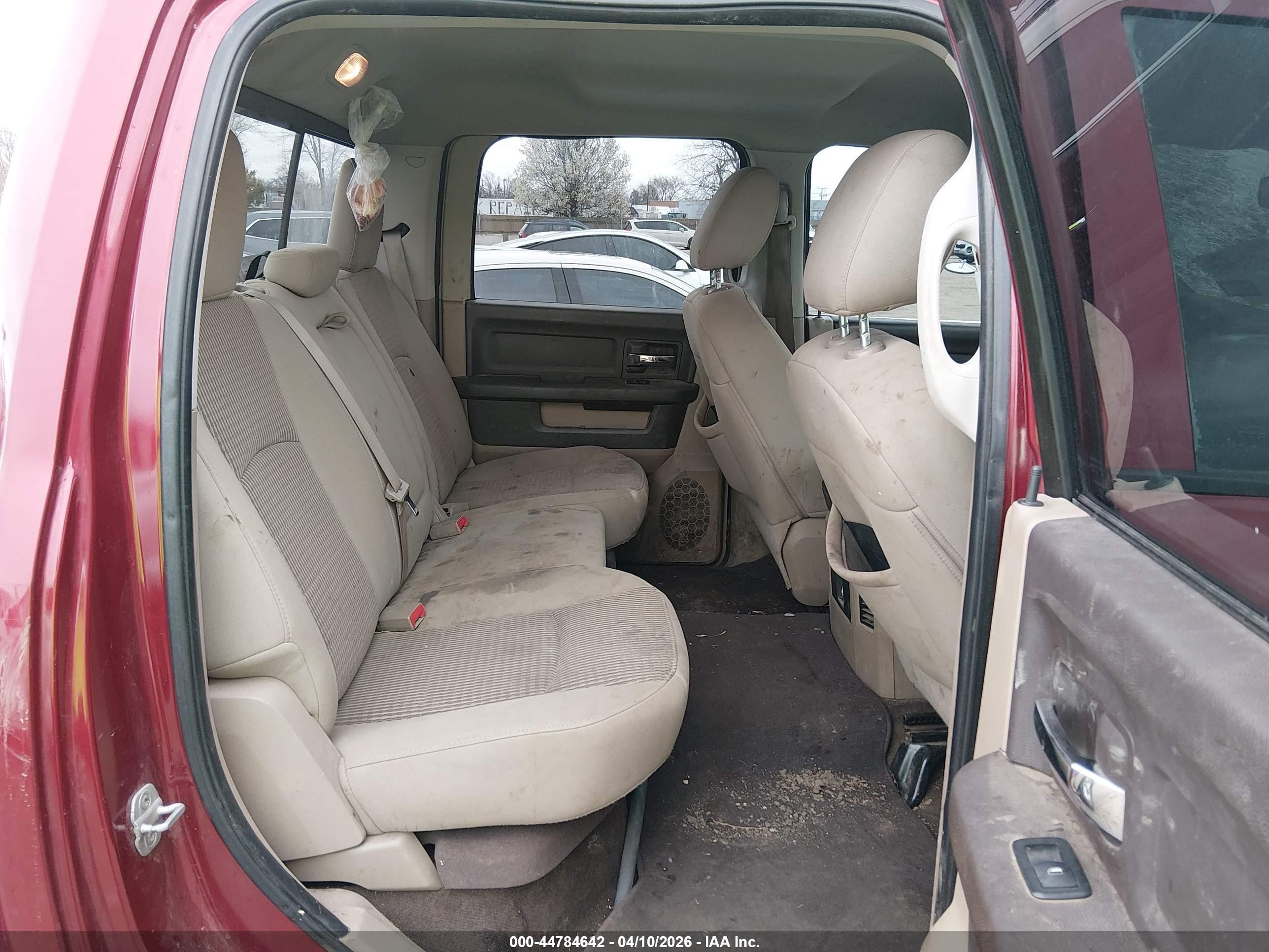 2012 Ram 1500 Slt Red vin: 1C6RD6LT1CS281794