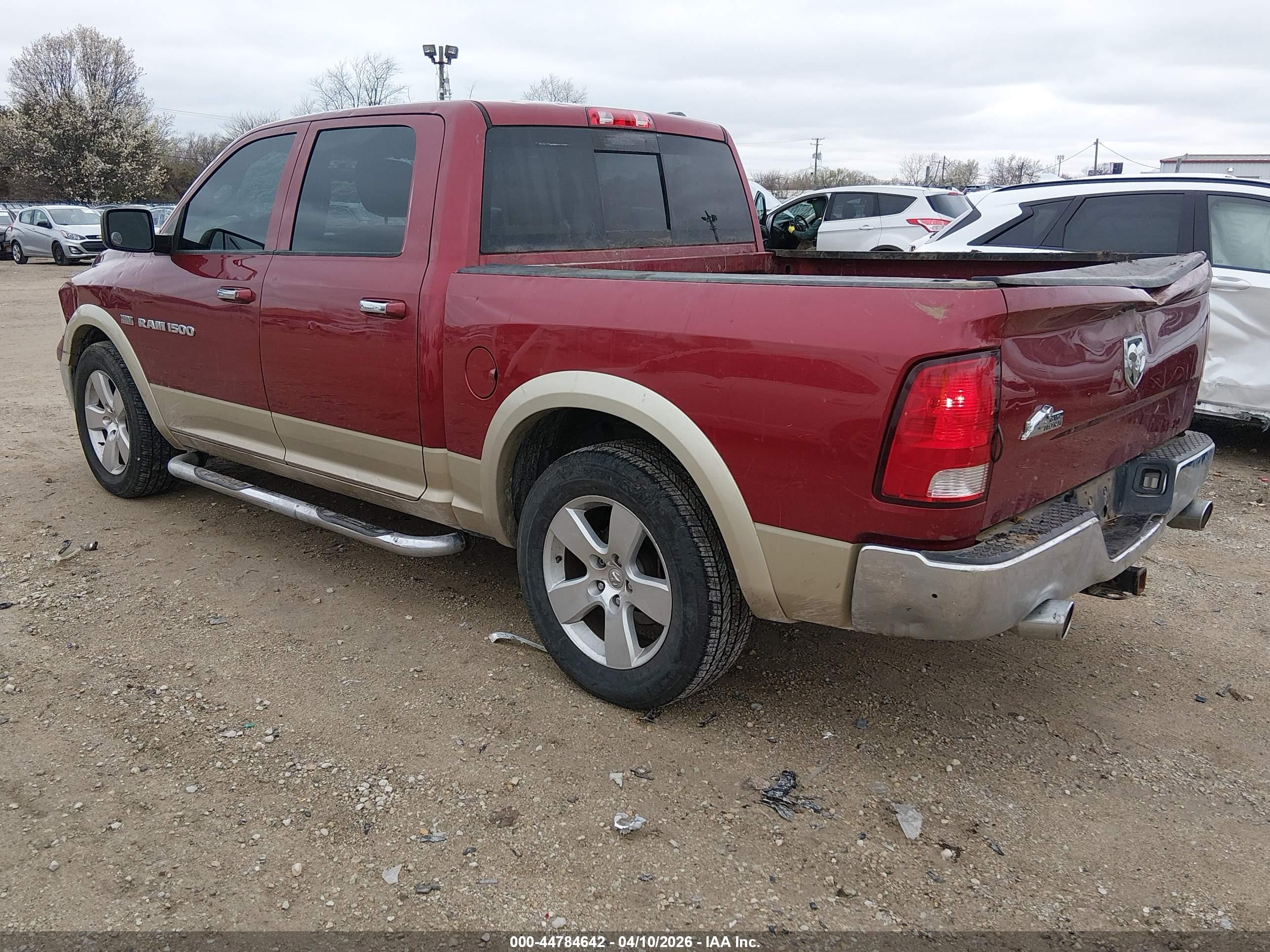 2012 Ram 1500 Slt Red vin: 1C6RD6LT1CS281794
