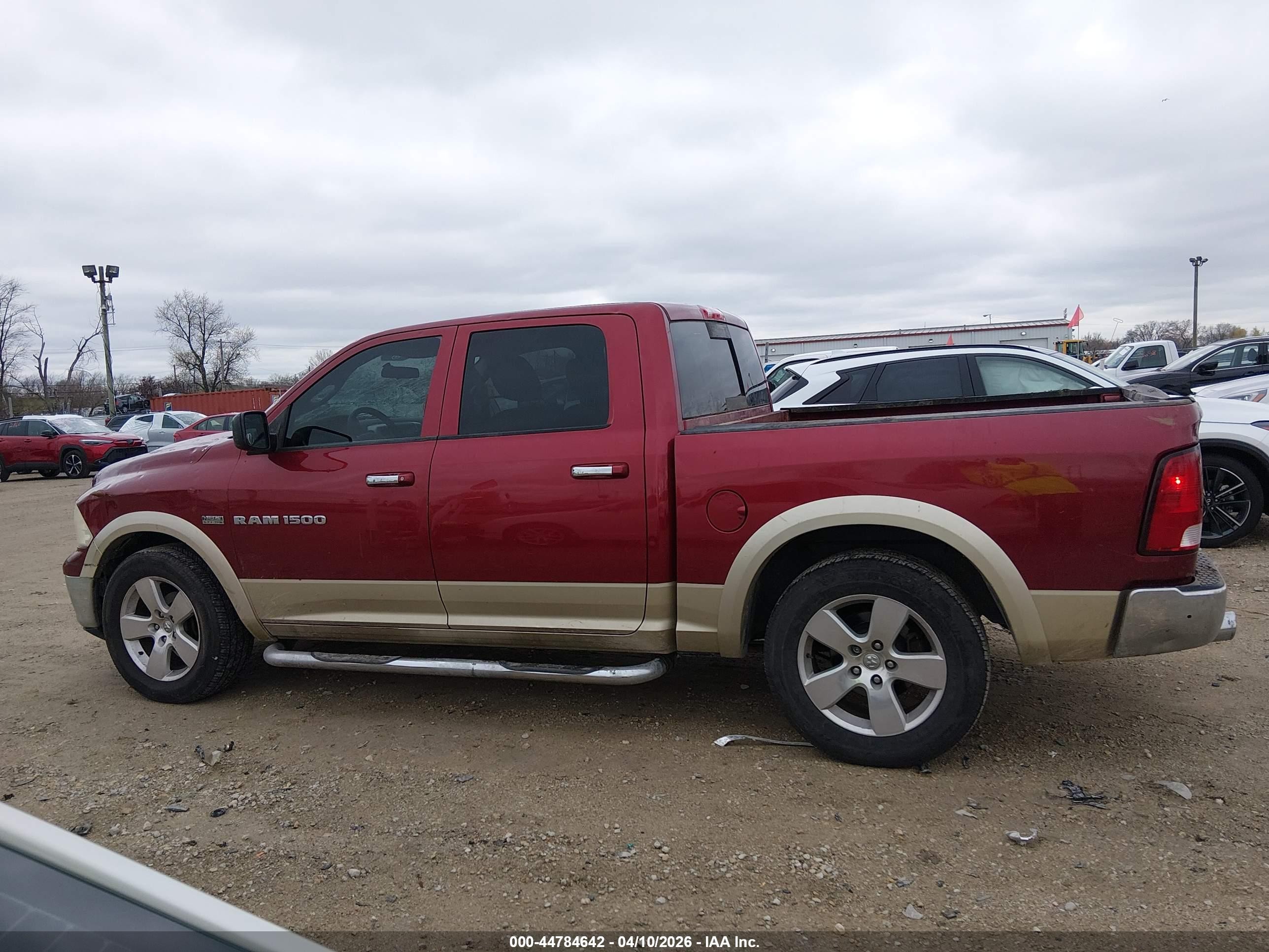 2012 Ram 1500 Slt Red vin: 1C6RD6LT1CS281794
