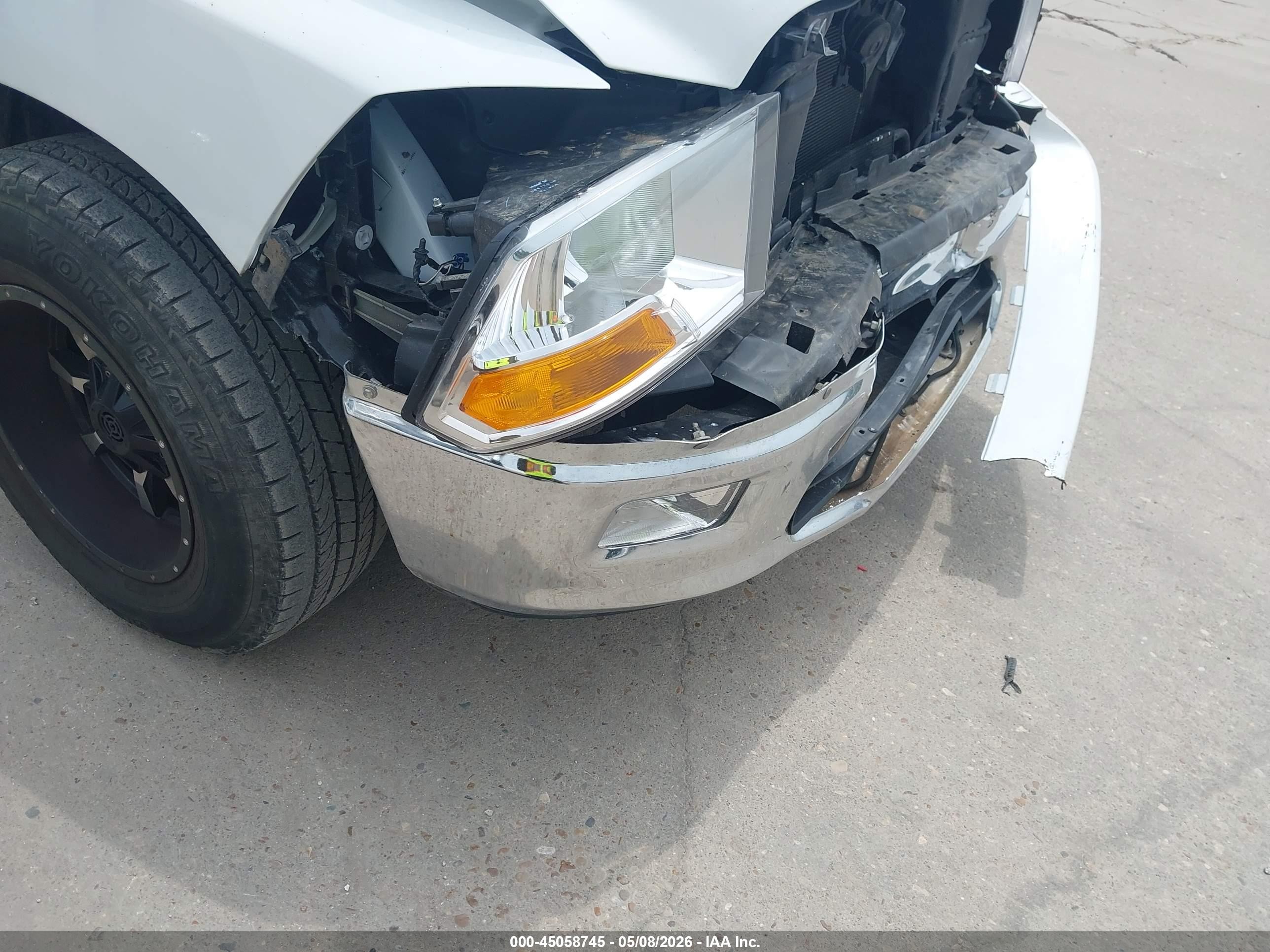 2012 Dodge Ram 1500   White vin: 1C6RD6LT3CS281246