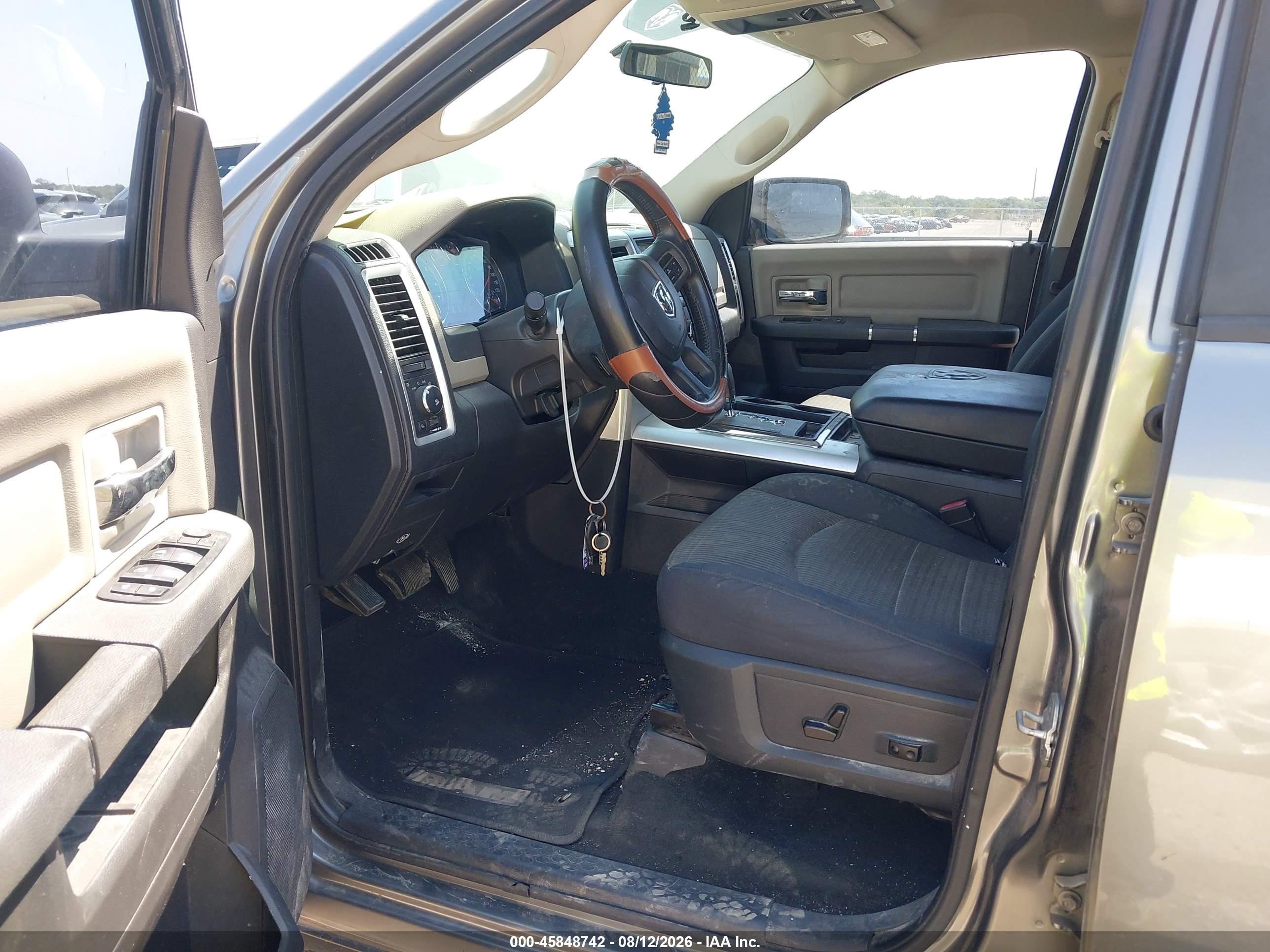 2012 Ram 1500 Slt Gray vin: 1C6RD6LT3CS323818