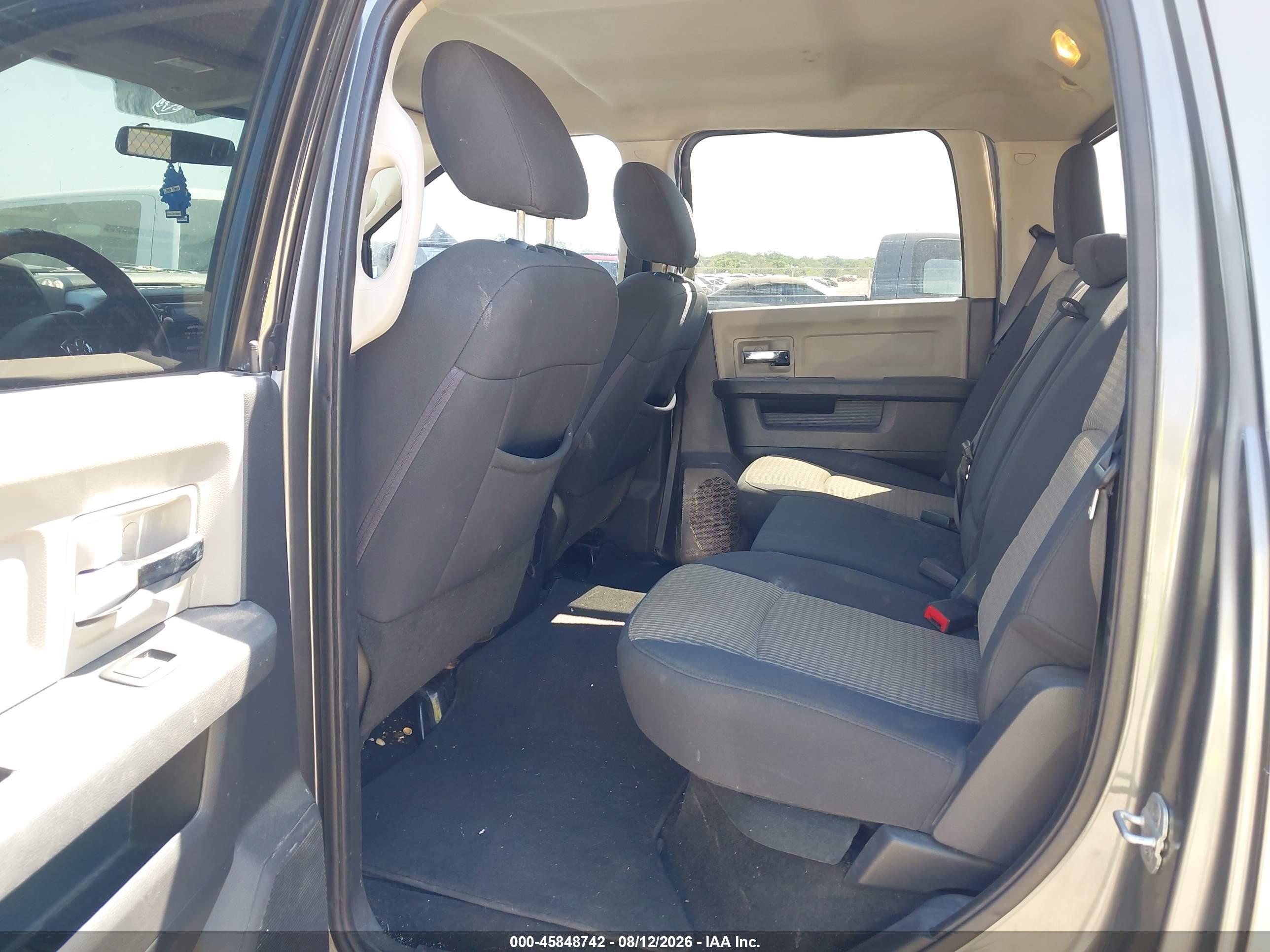 2012 Ram 1500 Slt Gray vin: 1C6RD6LT3CS323818
