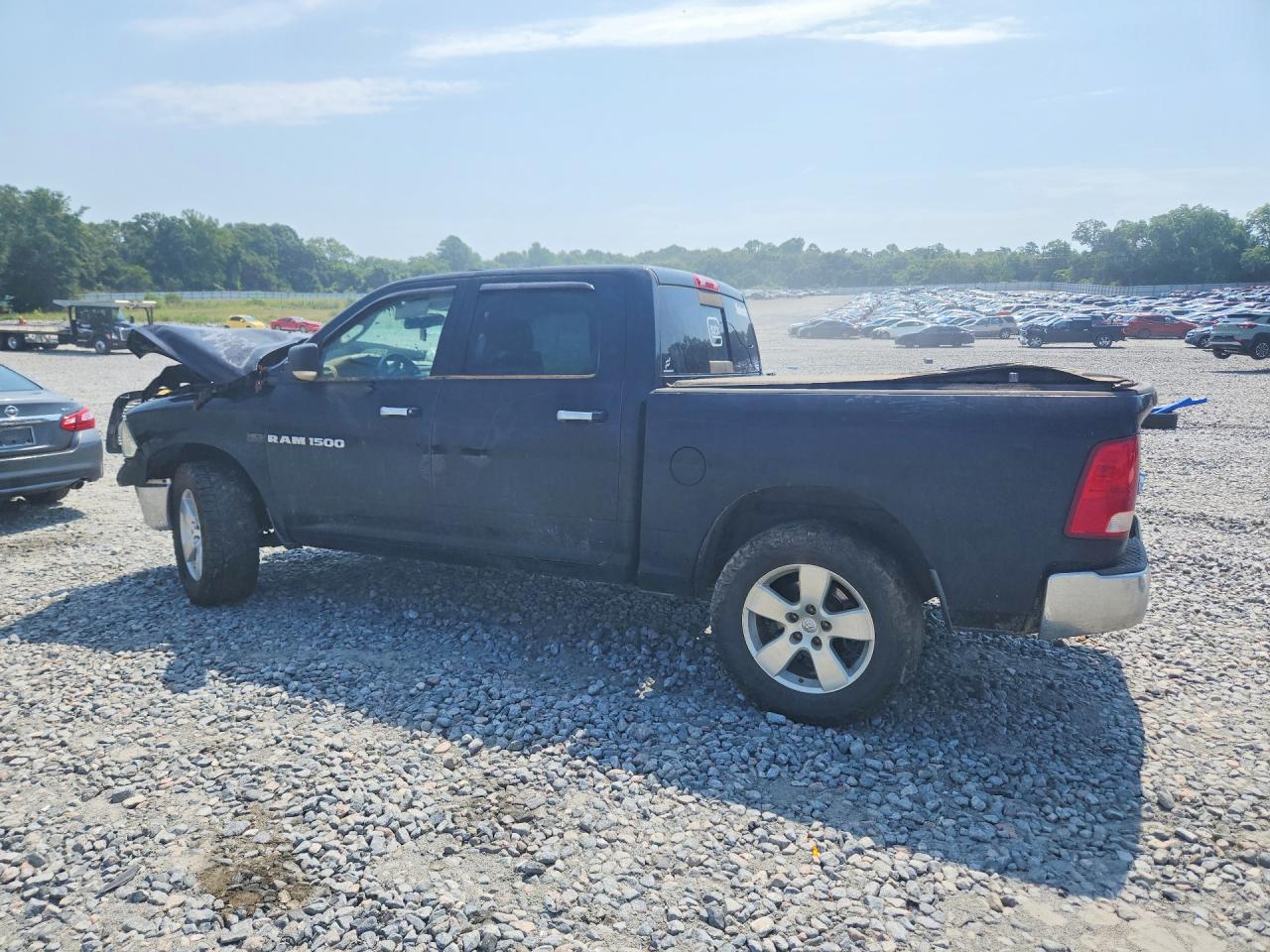 2012 Dodge Ram 1500 Slt Black vin: 1C6RD6LT4CS145630