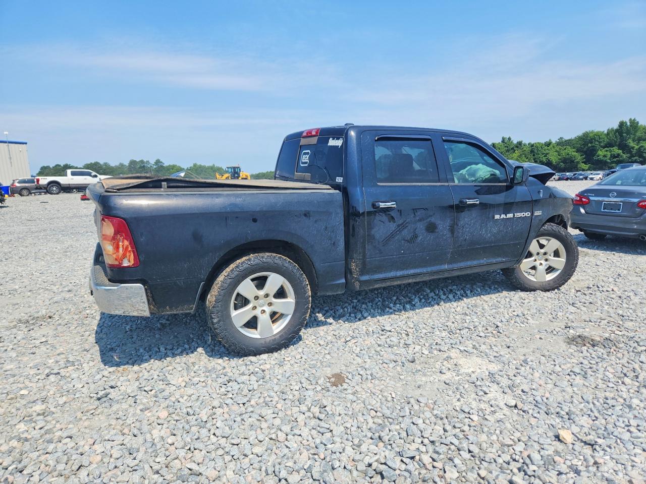 2012 Dodge Ram 1500 Slt Black vin: 1C6RD6LT4CS145630