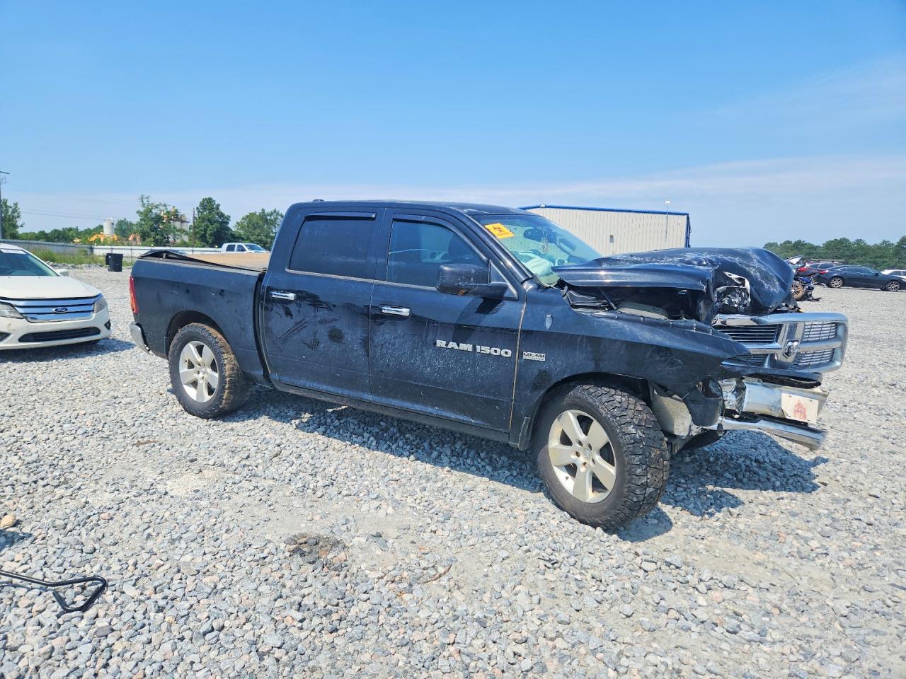 2012 Dodge Ram 1500 Slt Black vin: 1C6RD6LT4CS145630
