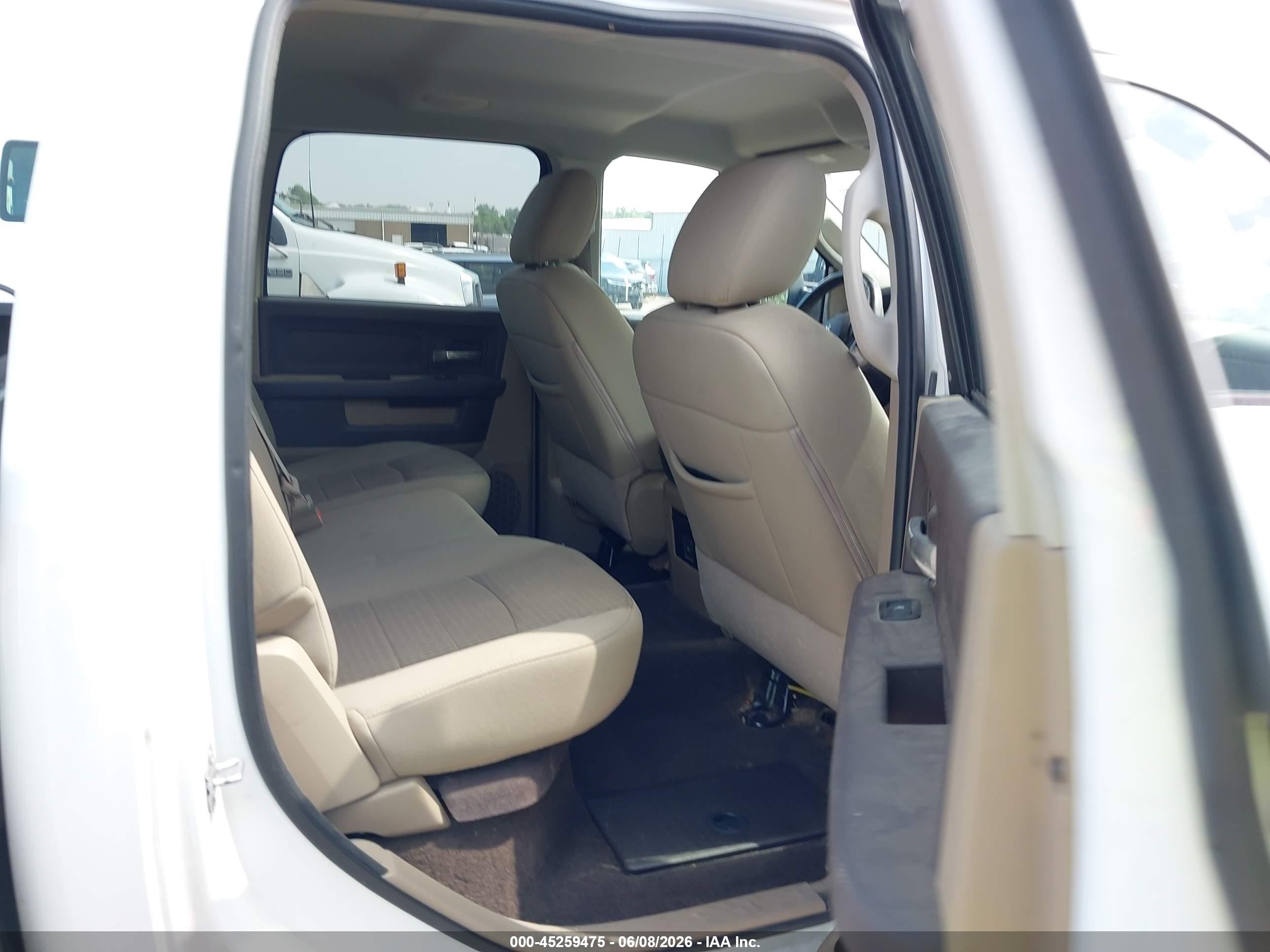 2012 Ram 1500 Slt White vin: 1C6RD6LT4CS223792