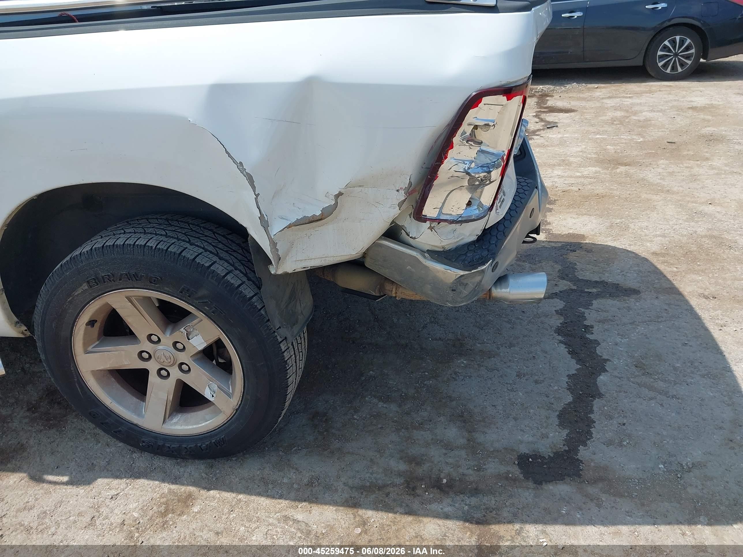 2012 Ram 1500 Slt White vin: 1C6RD6LT4CS223792
