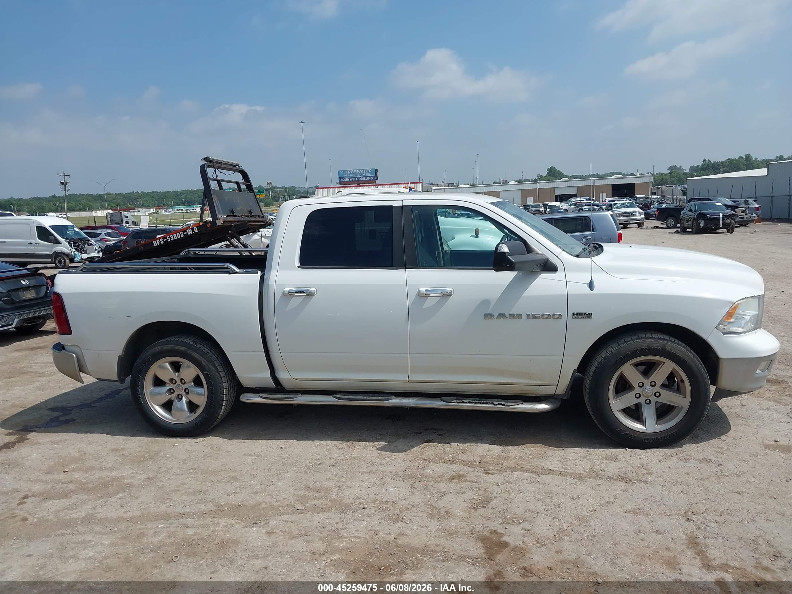 2012 Ram 1500 Slt White vin: 1C6RD6LT4CS223792