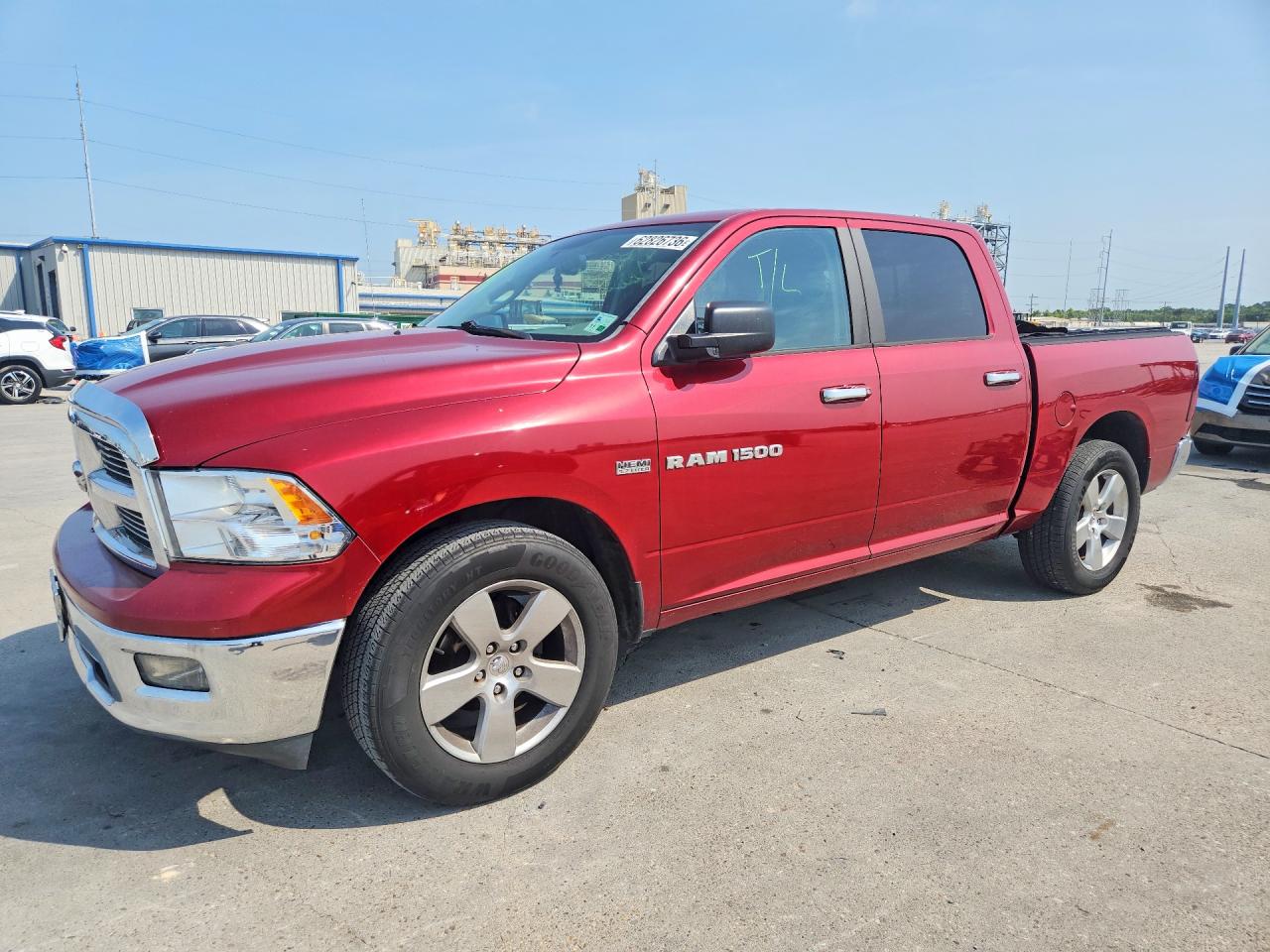 2012 Dodge Ram 1500 Slt Red vin: 1C6RD6LT4CS254864
