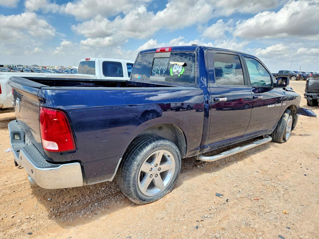 2012 Dodge Ram 1500 Slt Blue vin: 1C6RD6LT5CS160055