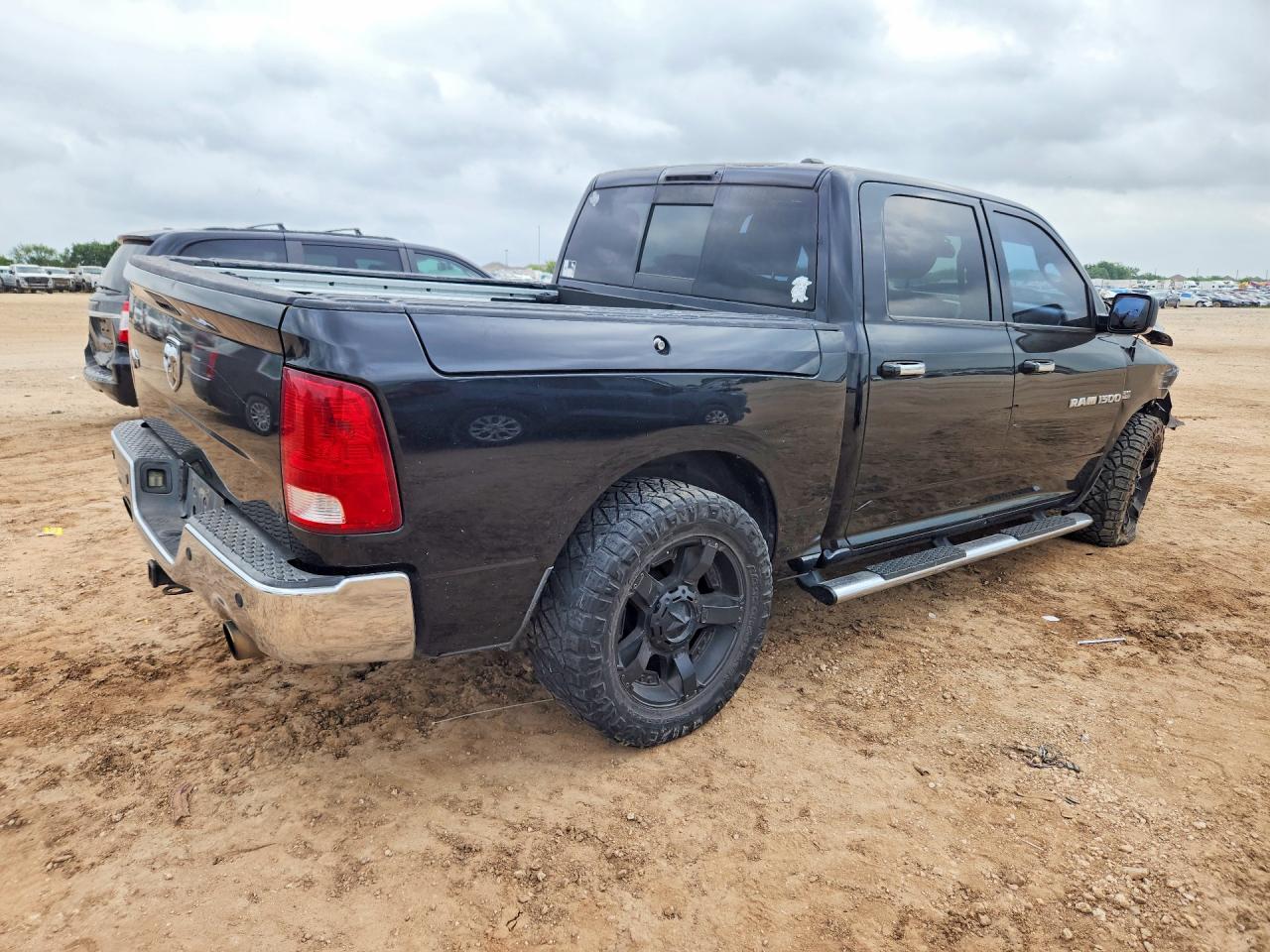 2012 Dodge Ram 1500 Slt Black vin: 1C6RD6LT5CS200375