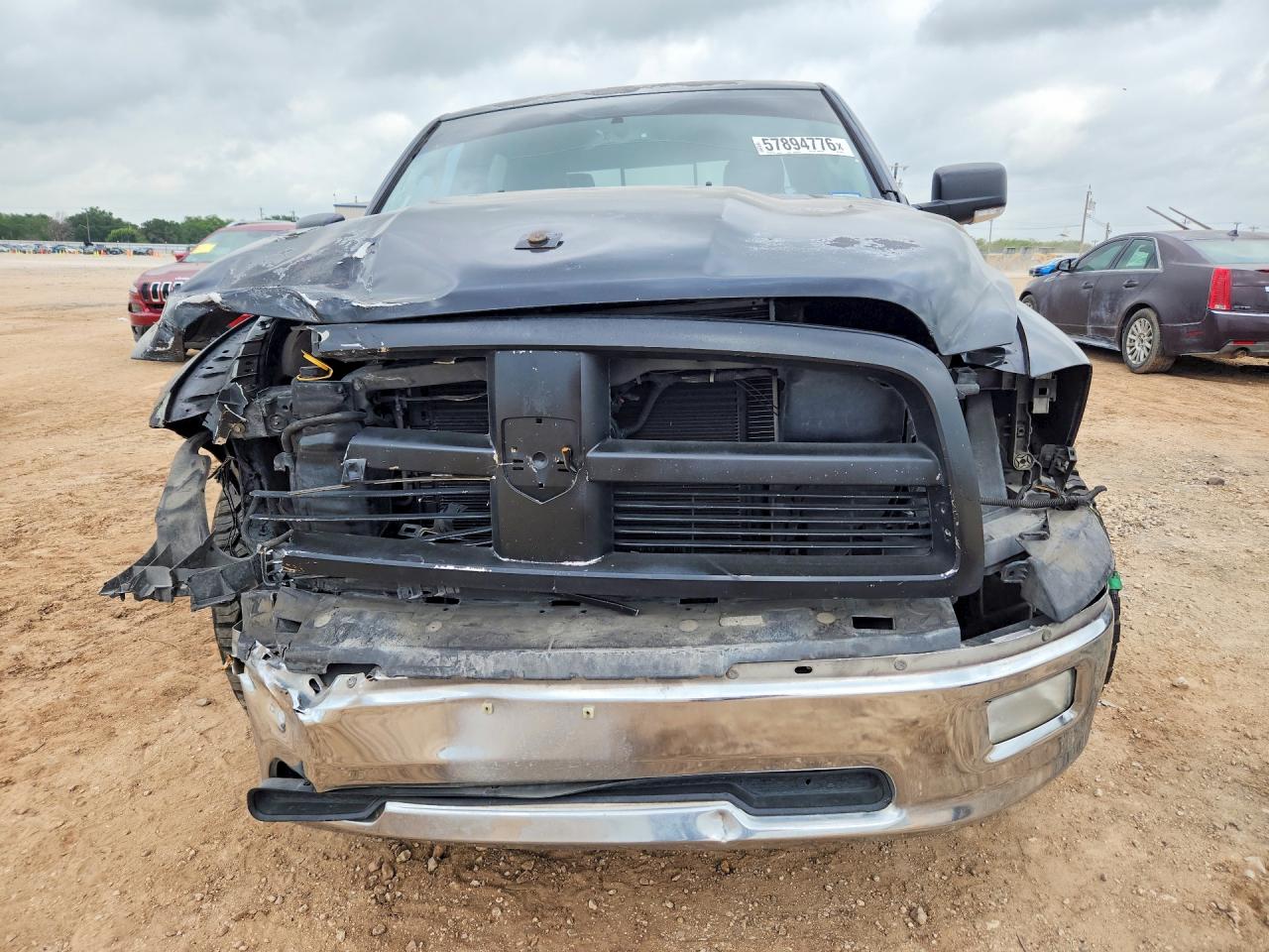 2012 Dodge Ram 1500 Slt Black vin: 1C6RD6LT5CS200375