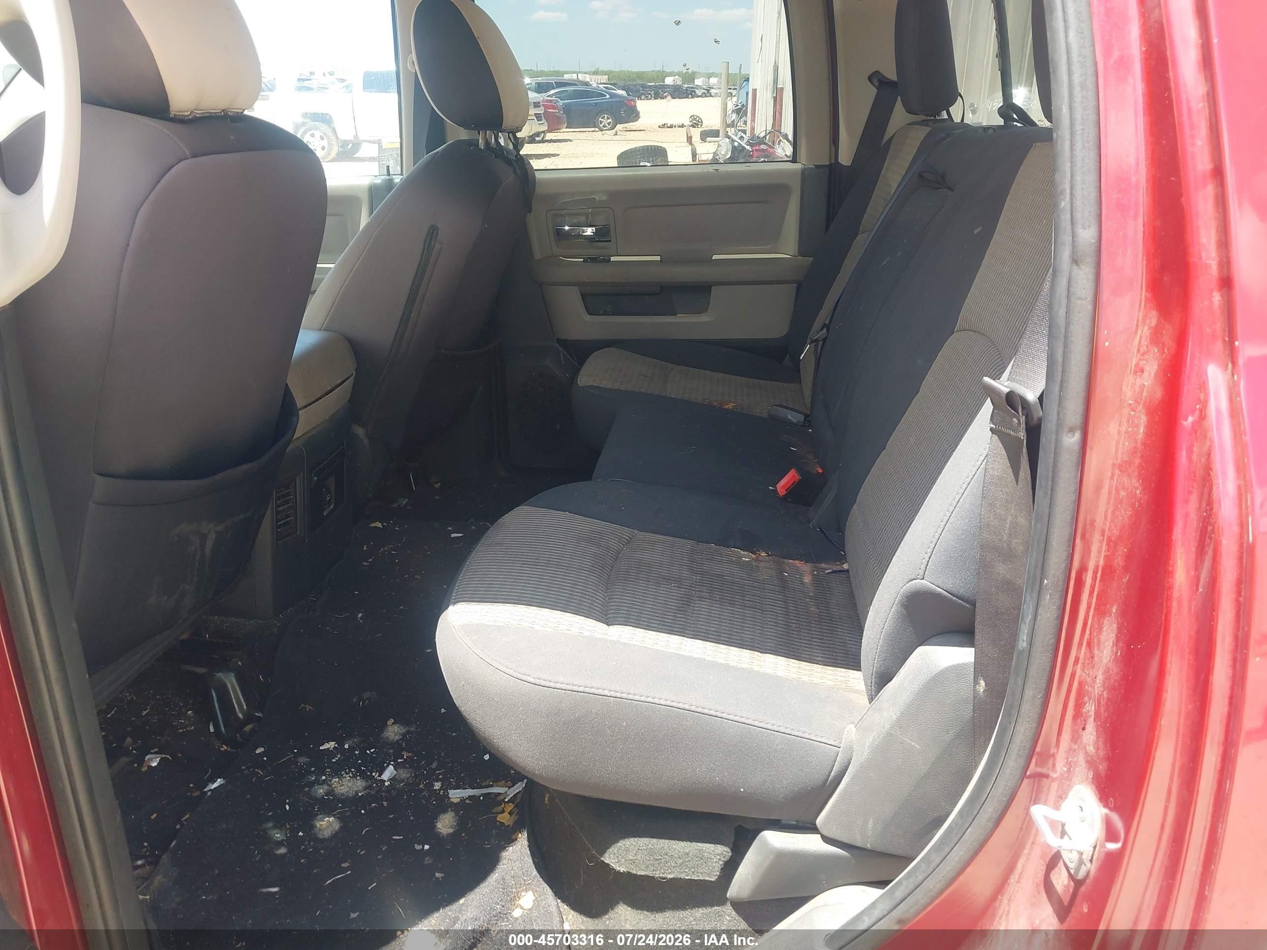 2012 Ram 1500 Lone Star Burgundy vin: 1C6RD6LT5CS236955