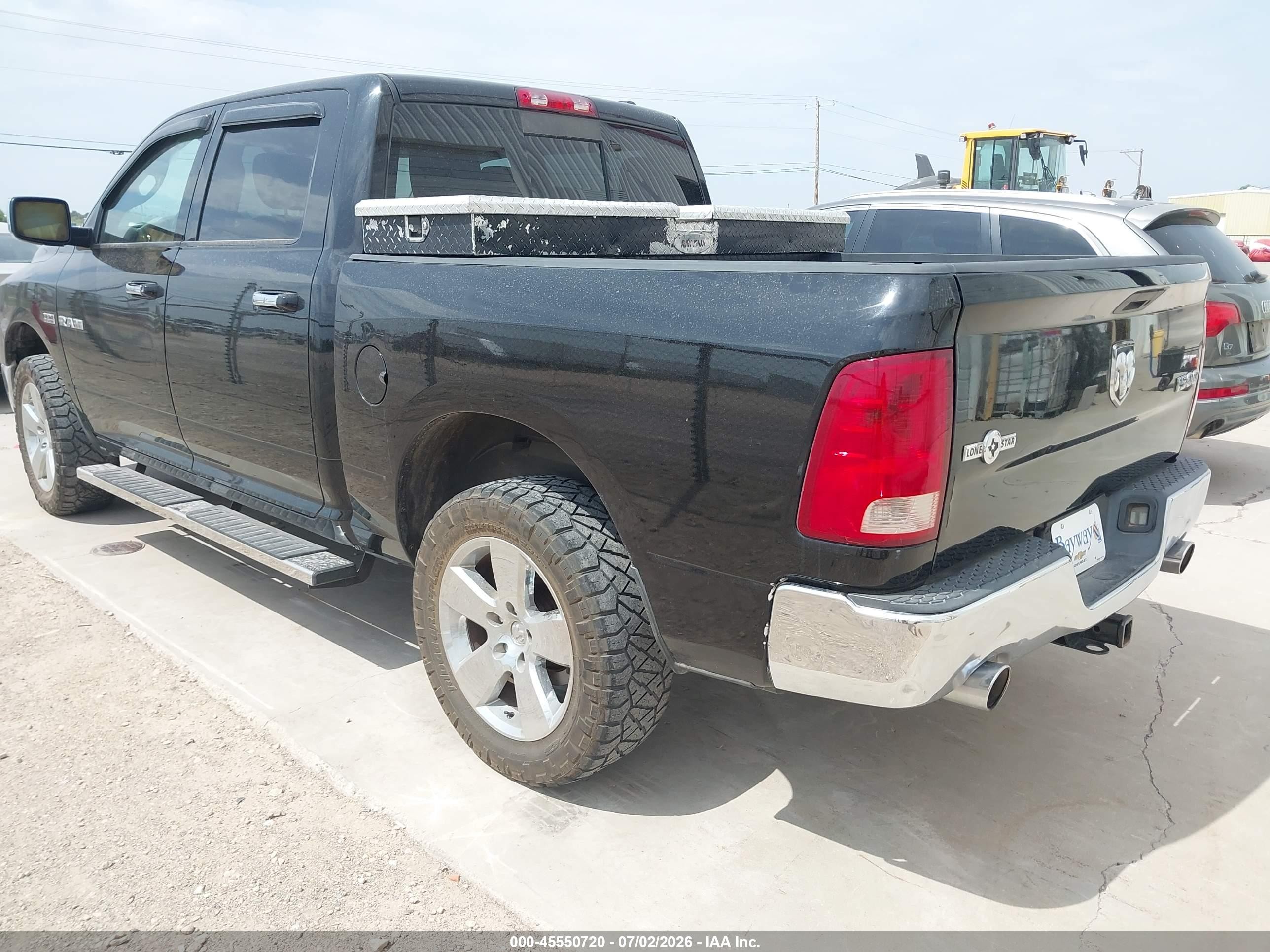2012 Ram 1500 Lone Star Black vin: 1C6RD6LT6CS153454