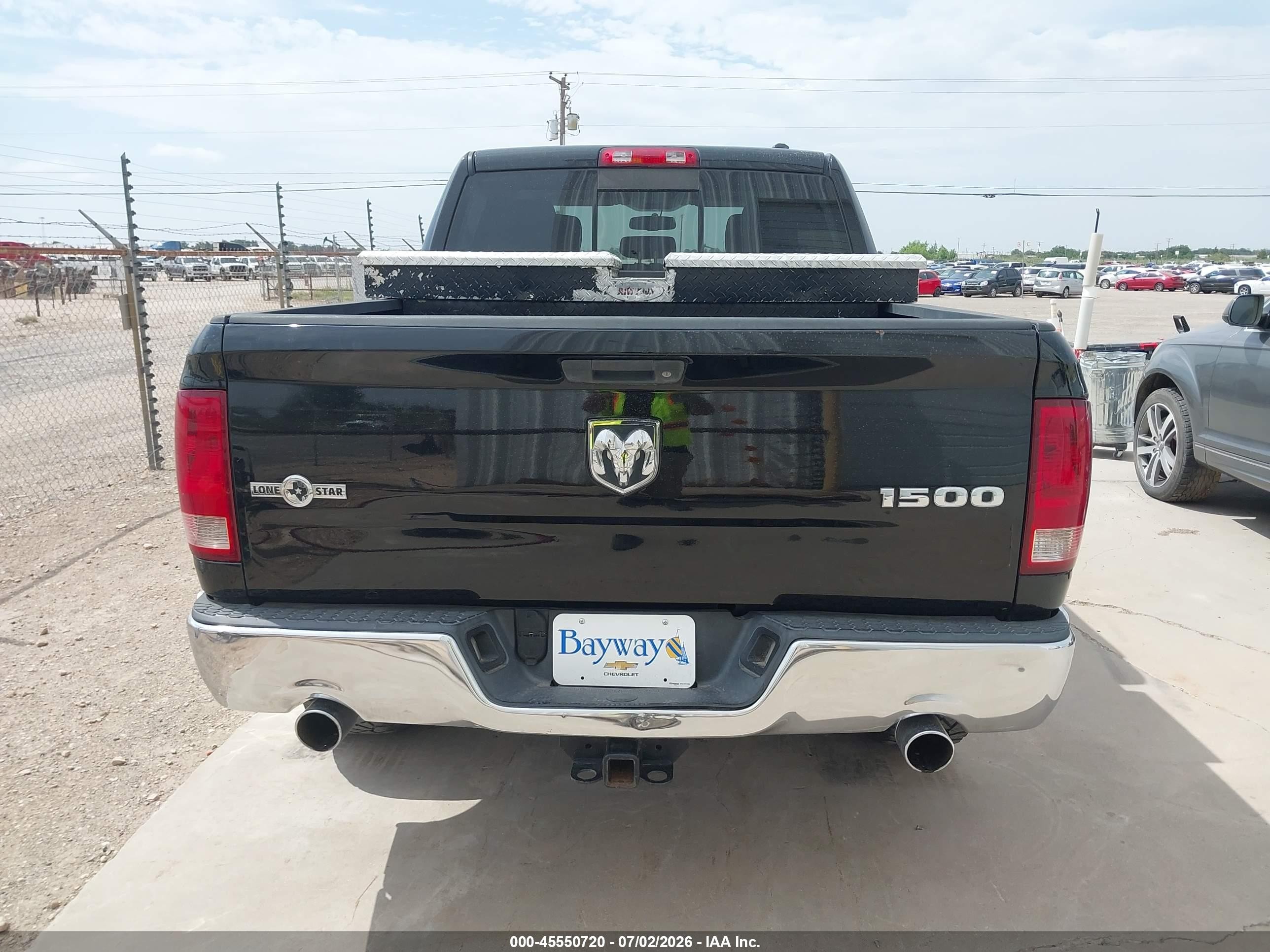 2012 Ram 1500 Lone Star Black vin: 1C6RD6LT6CS153454