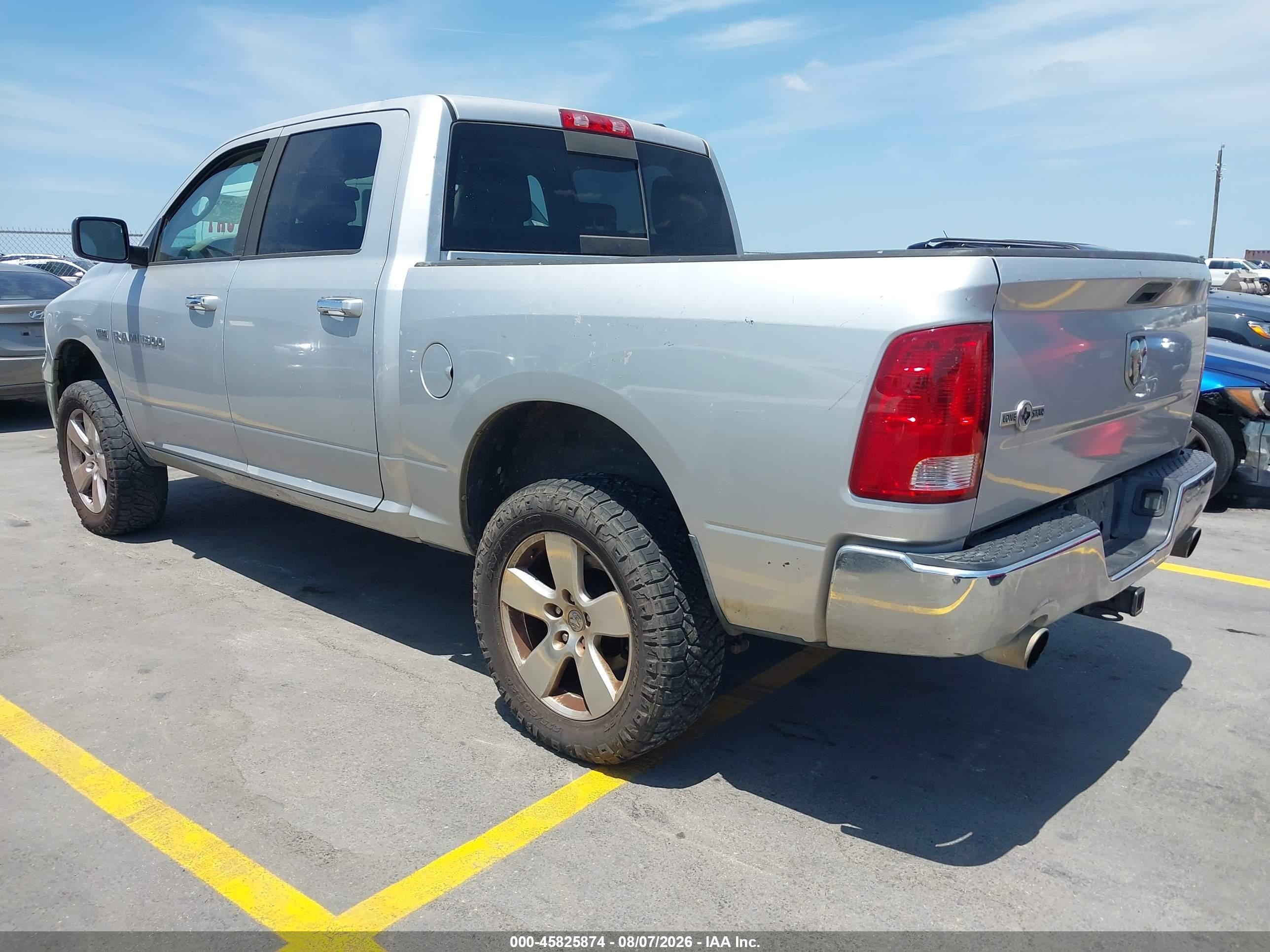 2012 Ram 1500 Lone Star Silver vin: 1C6RD6LT7CS181876
