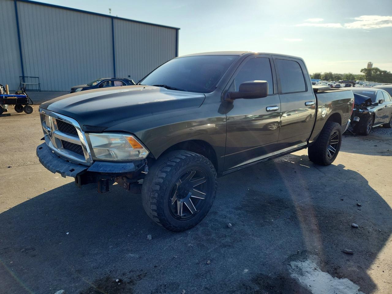 2012 Dodge Ram 1500 Slt Green vin: 1C6RD6LT7CS199102