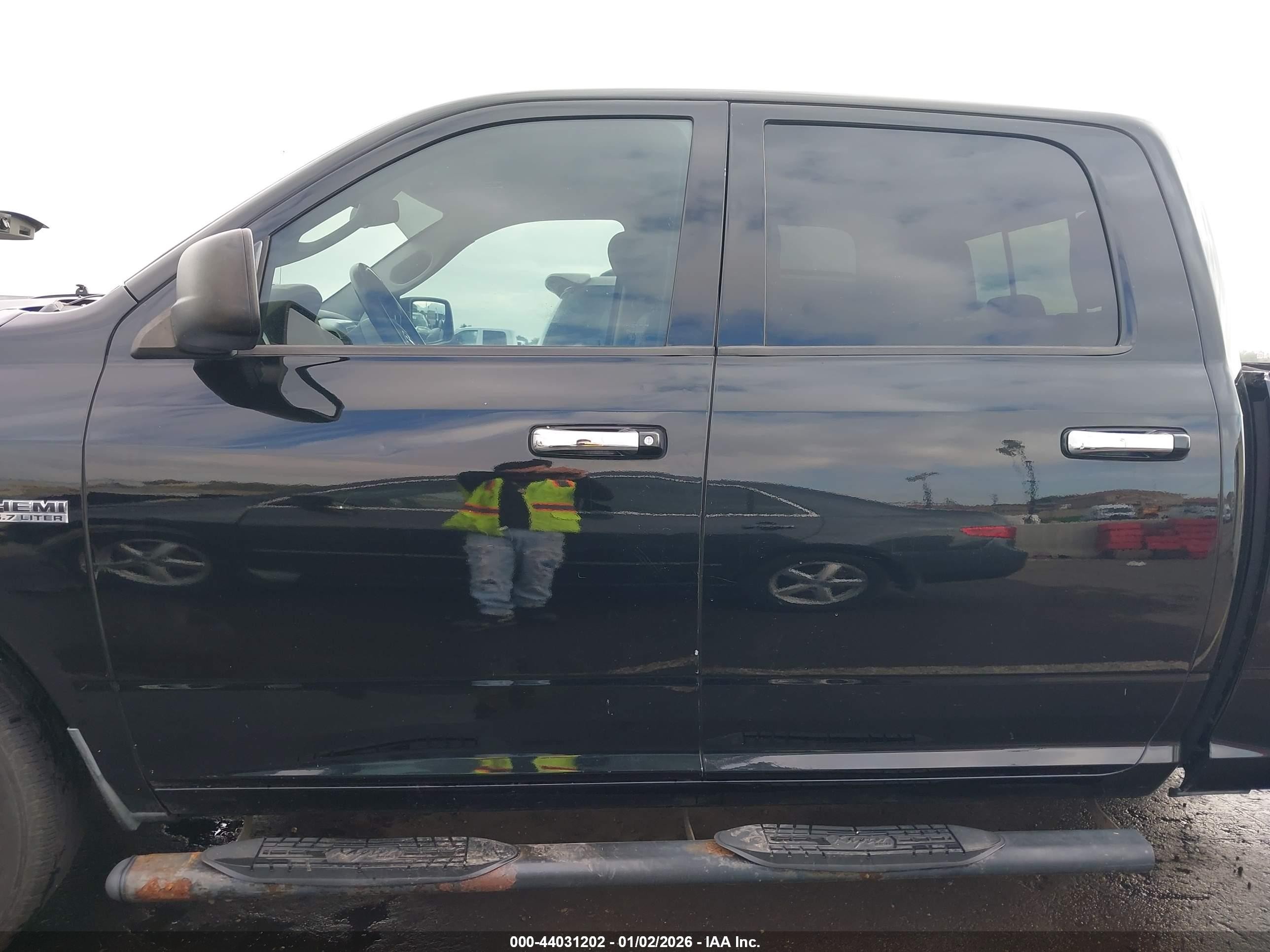 2012 Ram 1500 Slt Black vin: 1C6RD6LT9CS152833