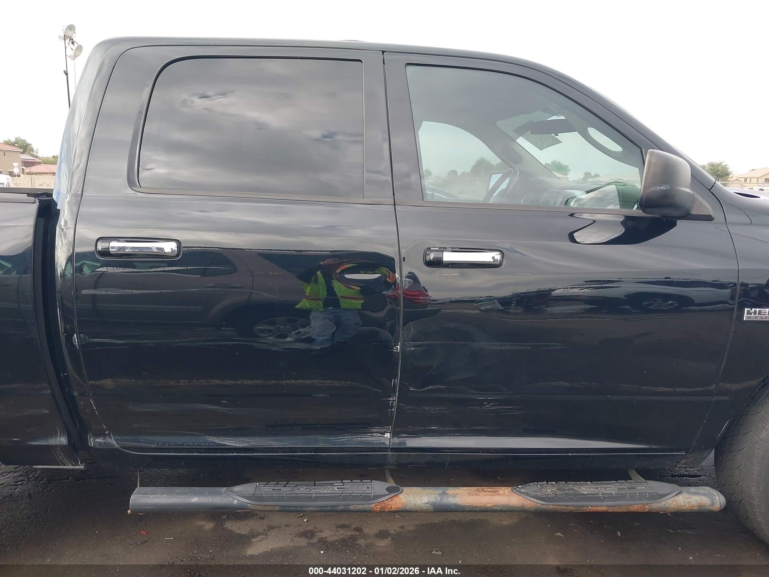2012 Ram 1500 Slt Black vin: 1C6RD6LT9CS152833
