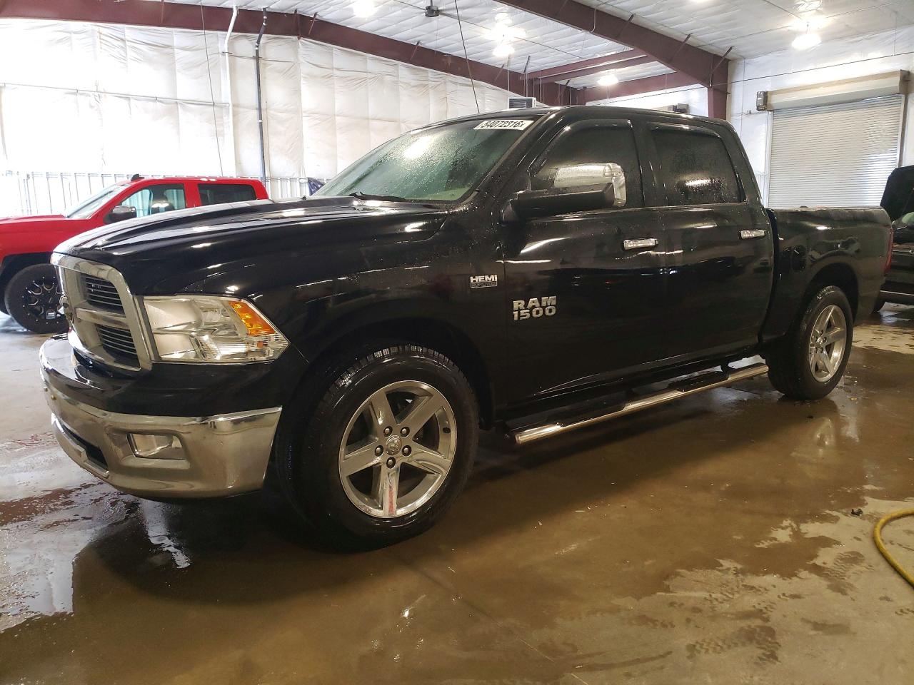 2012 Dodge Ram 1500 Slt Black vin: 1C6RD6LT9CS194161