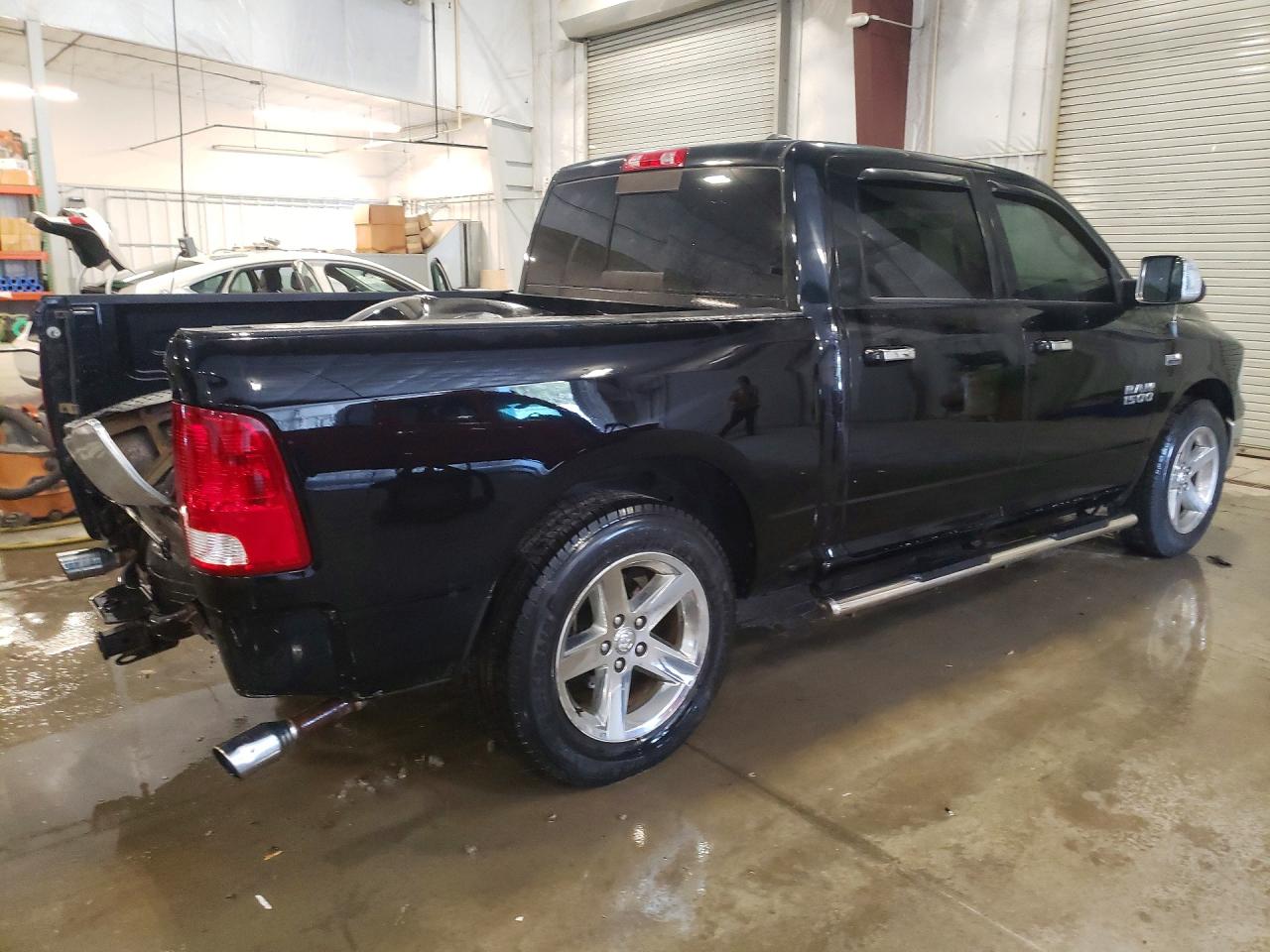2012 Dodge Ram 1500 Slt Black vin: 1C6RD6LT9CS194161