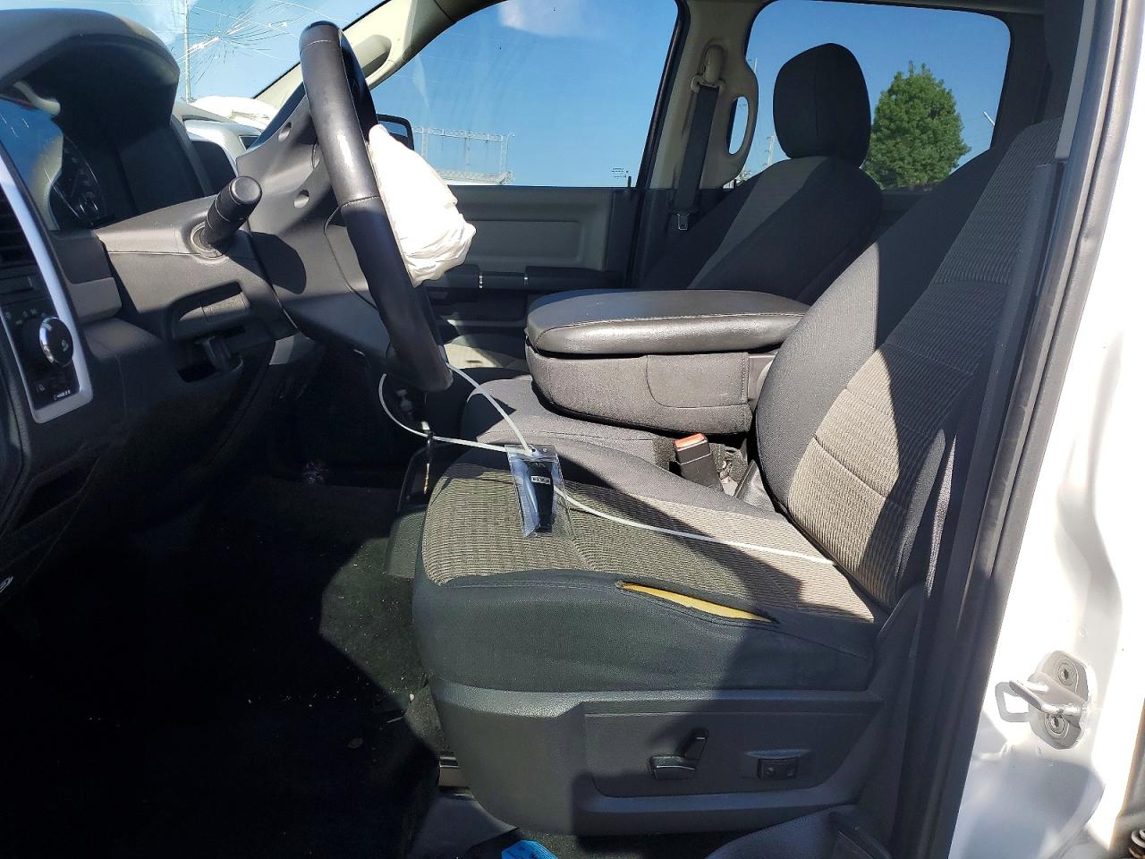 2012 Dodge Ram 1500 Slt White vin: 1C6RD6LT9CS275063