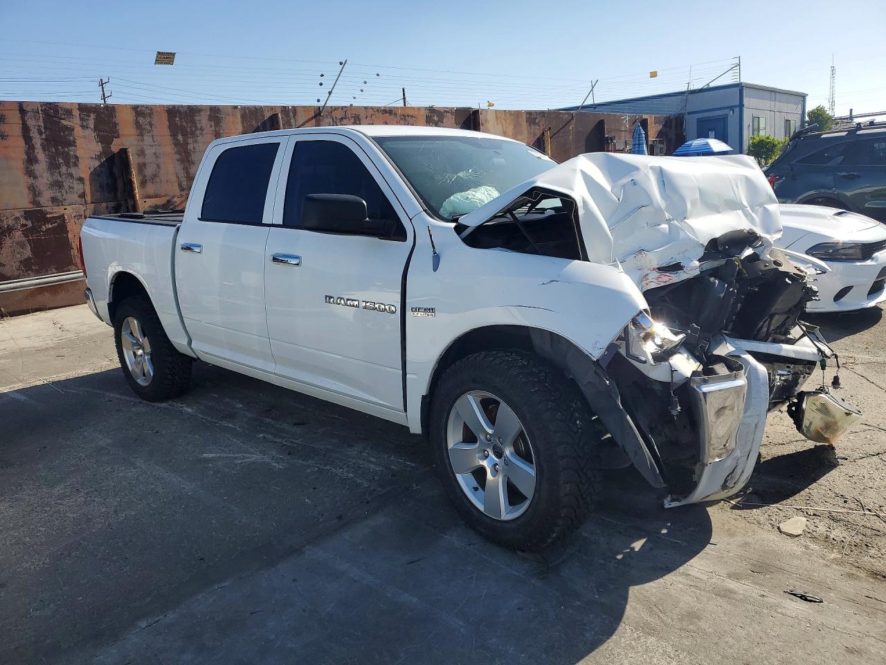 2012 Dodge Ram 1500 Slt White vin: 1C6RD6LT9CS275063
