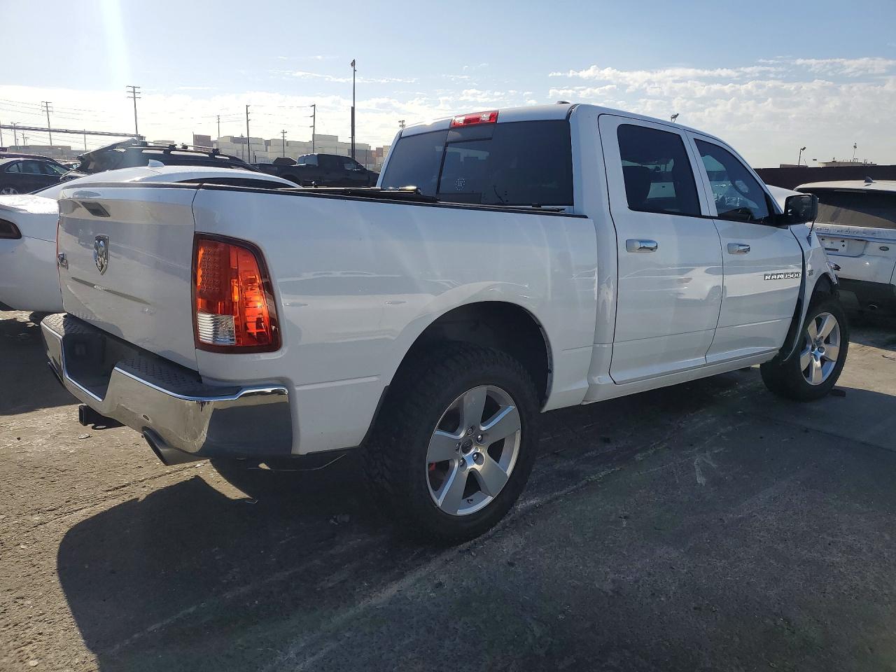 2012 Dodge Ram 1500 Slt White vin: 1C6RD6LT9CS275063