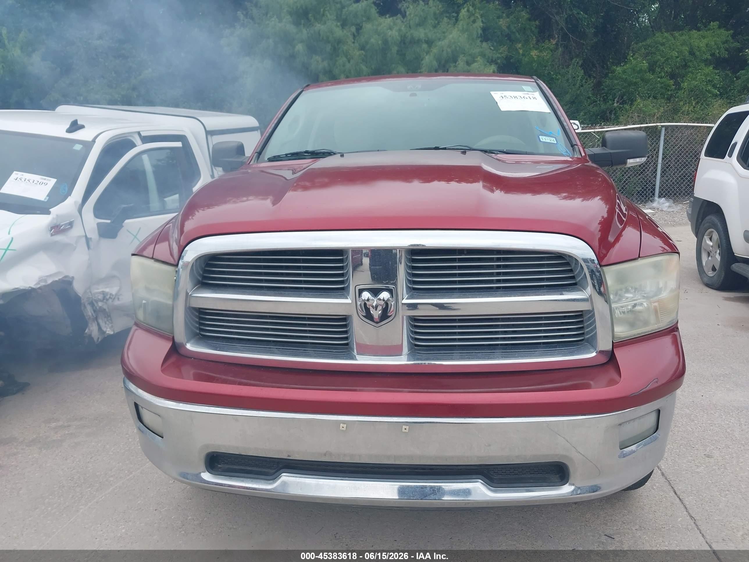 2012 Ram 1500 Lone Star Burgundy vin: 1C6RD6LT9CS312998
