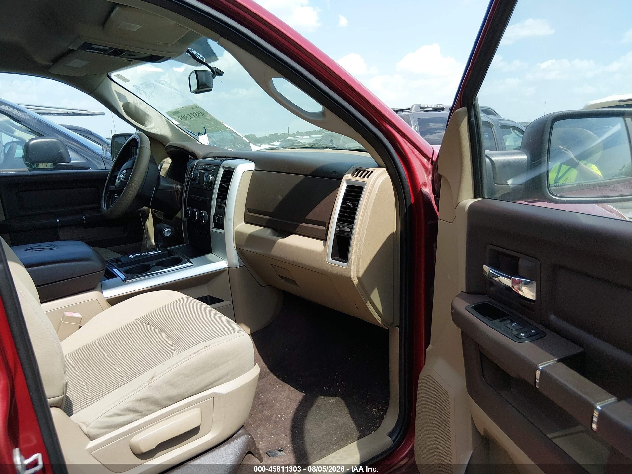 2012 Ram 1500 Lone Star Burgundy vin: 1C6RD6LT9CS312998