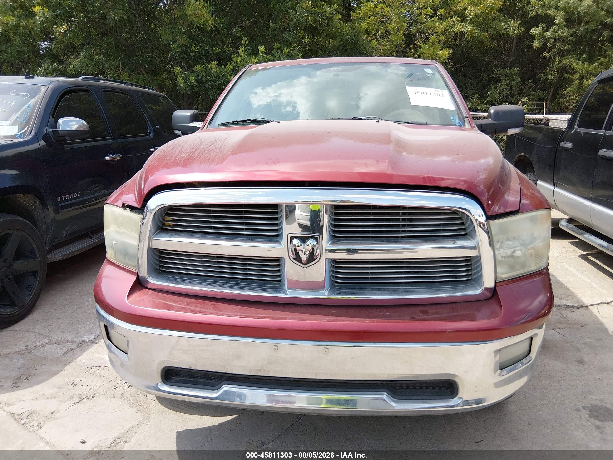 2012 Ram 1500 Lone Star Burgundy vin: 1C6RD6LT9CS312998