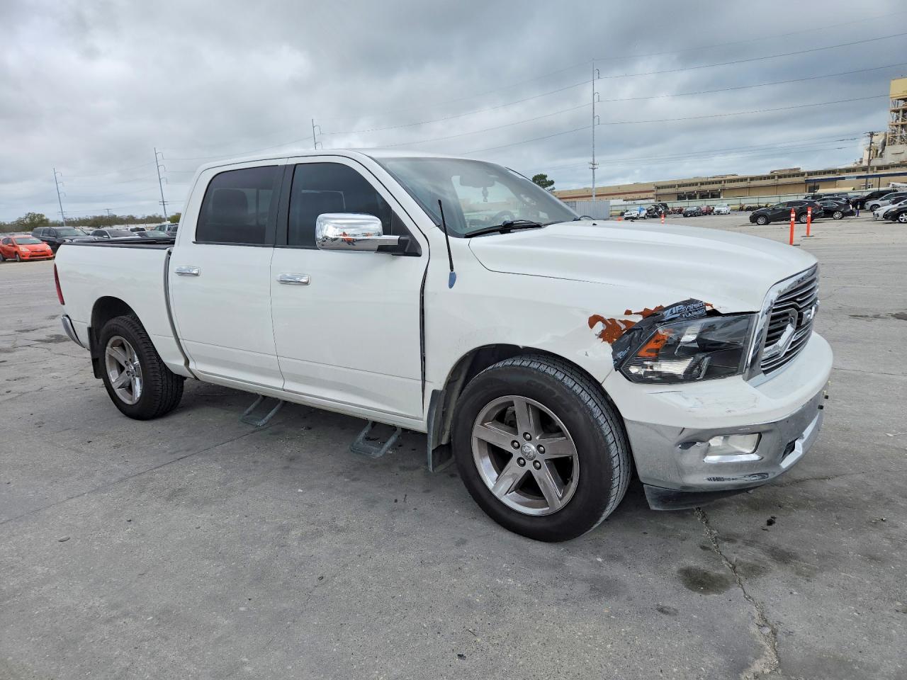 2012 Dodge Ram 1500 Slt White vin: 1C6RD6LTXCS113281