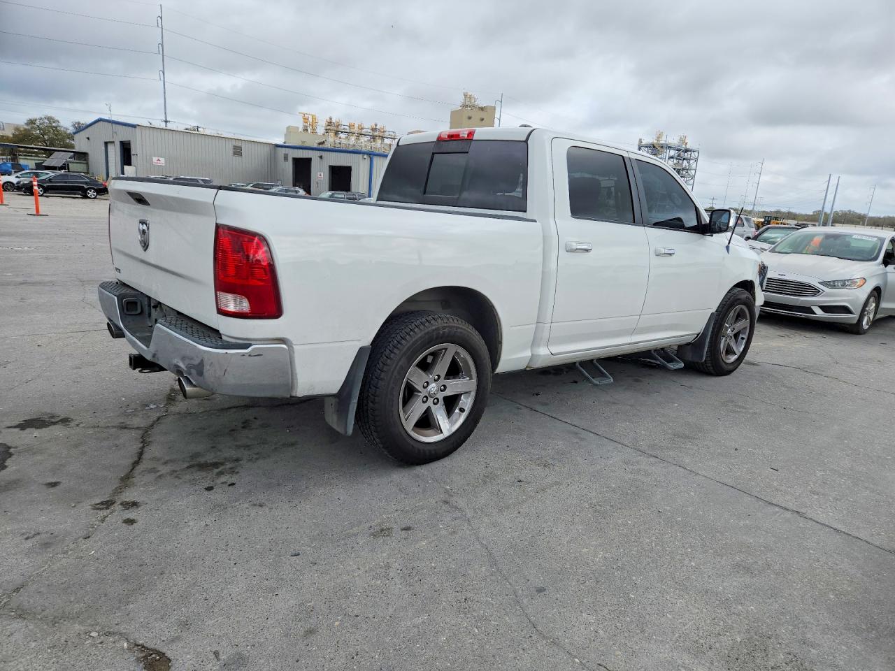 2012 Dodge Ram 1500 Slt White vin: 1C6RD6LTXCS113281