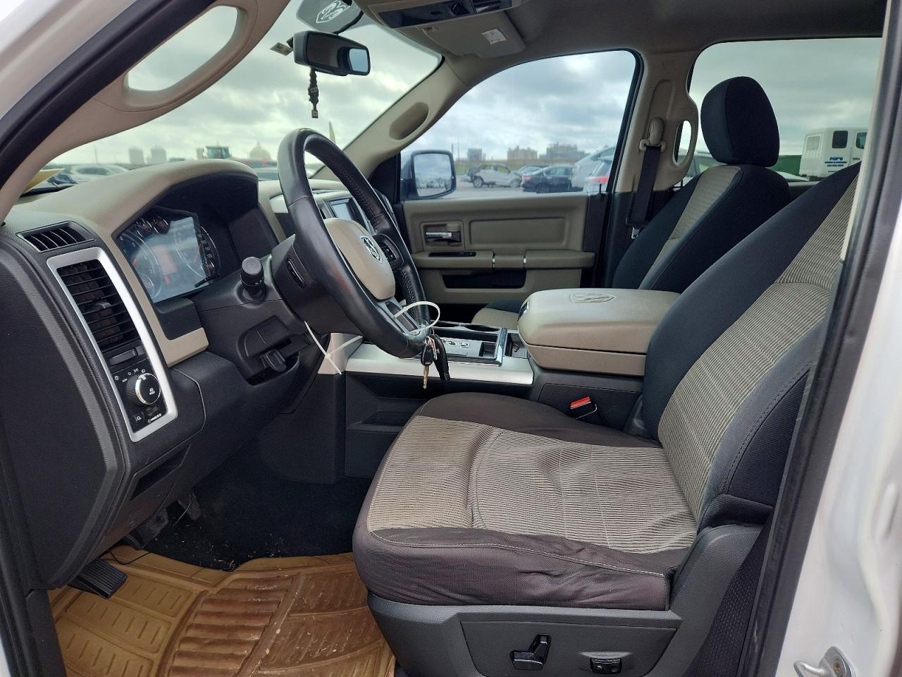 2012 Dodge Ram 1500 Slt White vin: 1C6RD6LTXCS113281