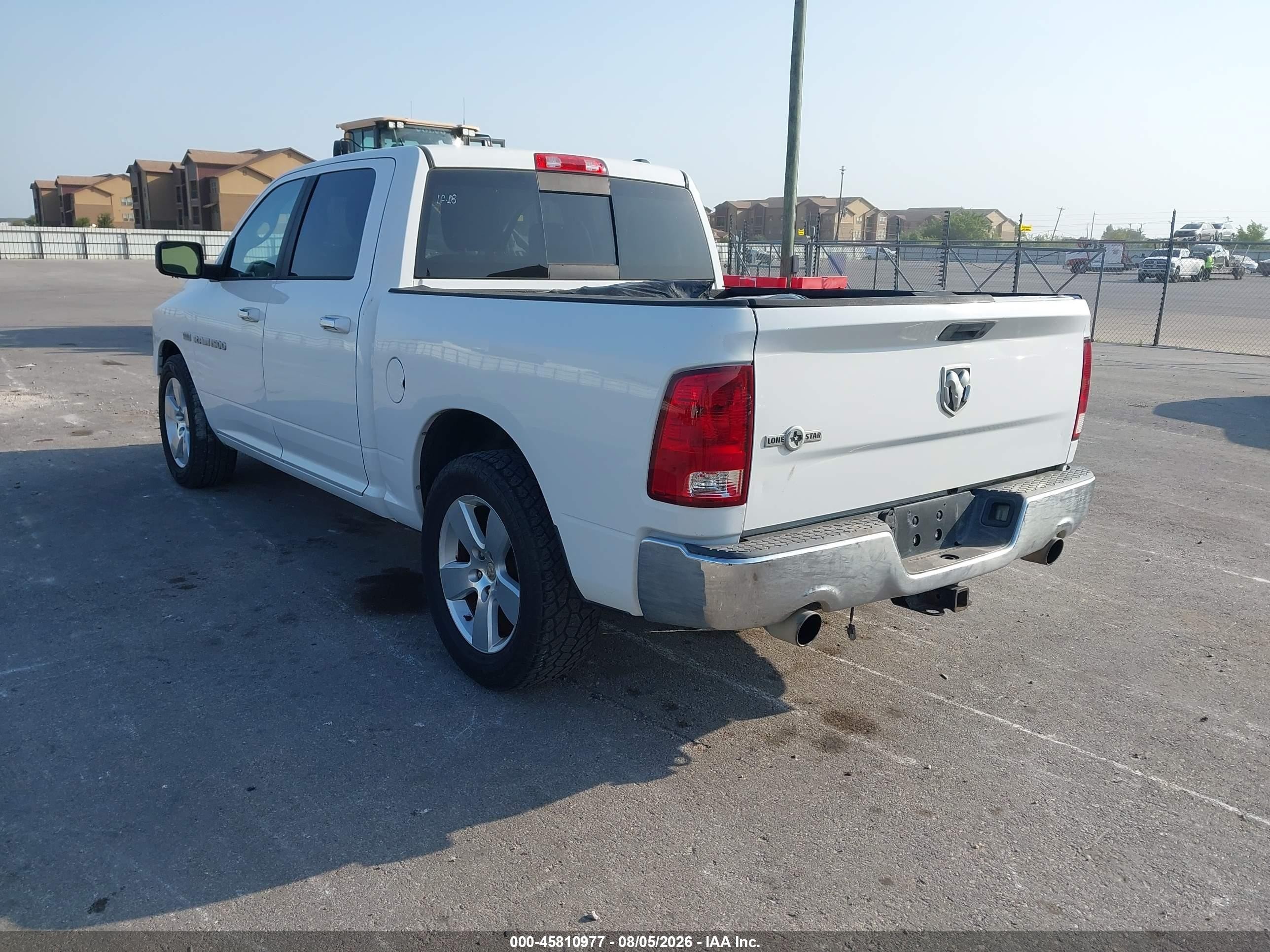 2012 Ram 1500 Lone Star White vin: 1C6RD6LTXCS246963