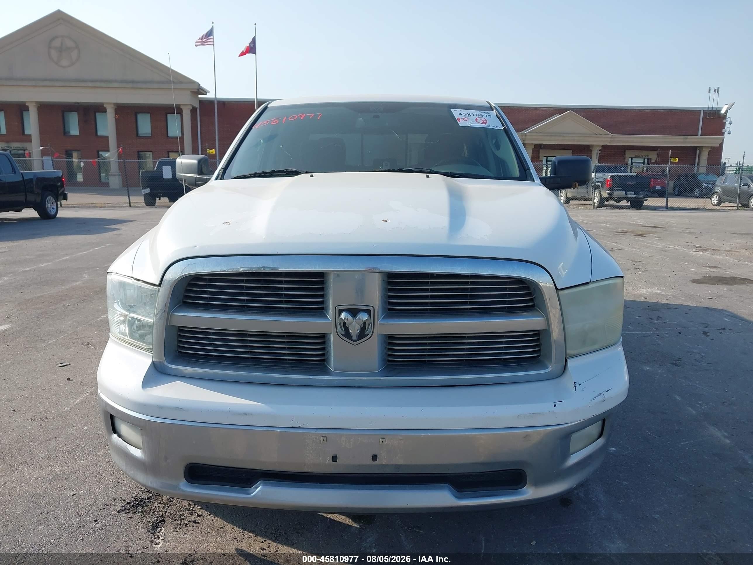 2012 Ram 1500 Lone Star White vin: 1C6RD6LTXCS246963