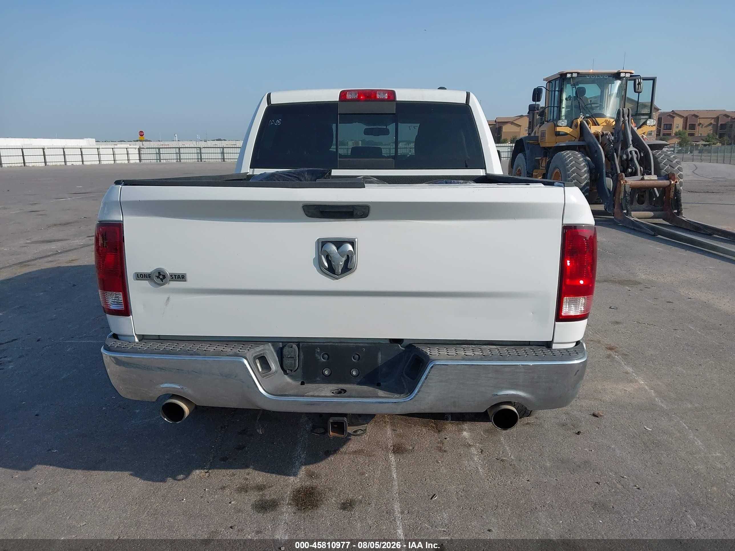 2012 Ram 1500 Lone Star White vin: 1C6RD6LTXCS246963