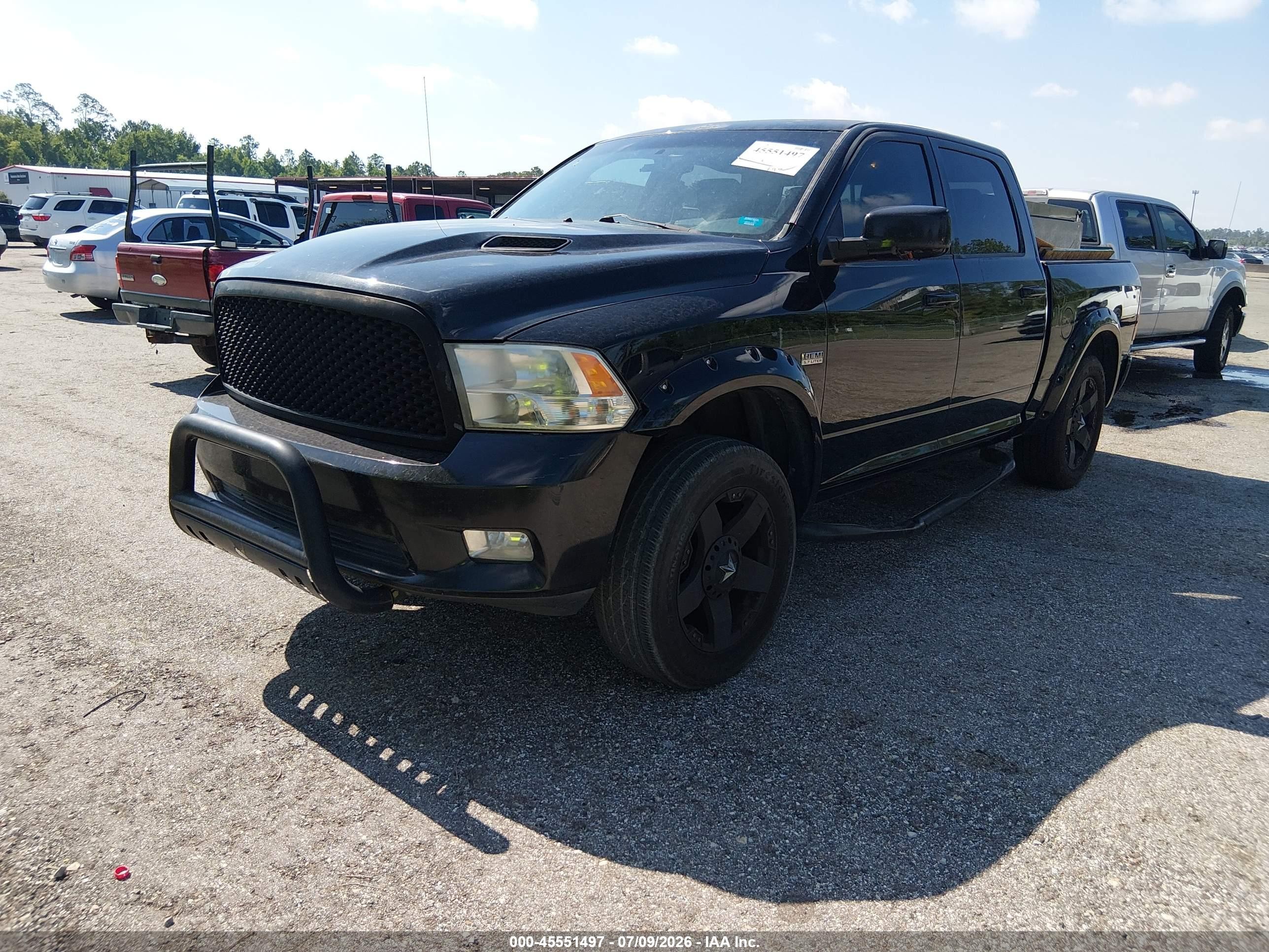 2012 Ram 1500 Sport Black vin: 1C6RD6MT4CS302460