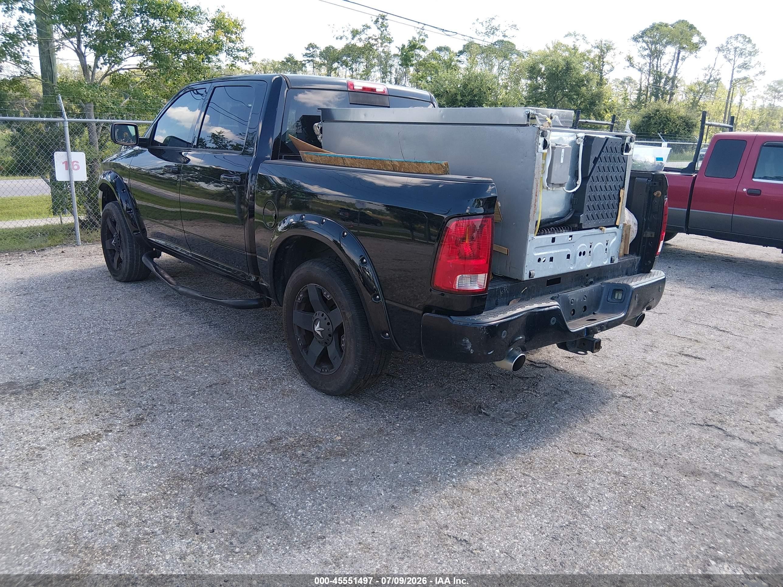 2012 Ram 1500 Sport Black vin: 1C6RD6MT4CS302460