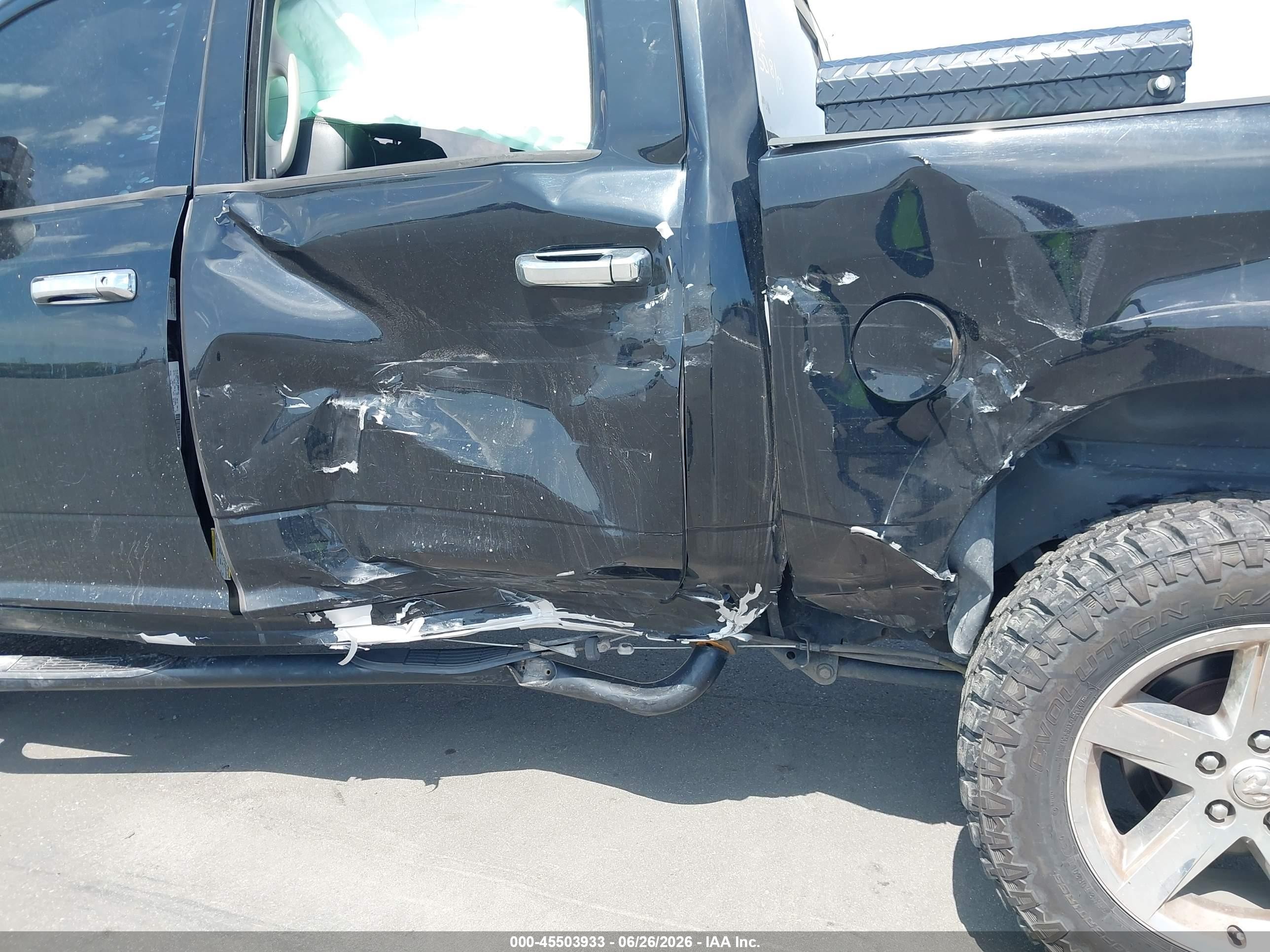 2012 Ram 1500 Sport Черный vin: 1C6RD6MT9CS249142