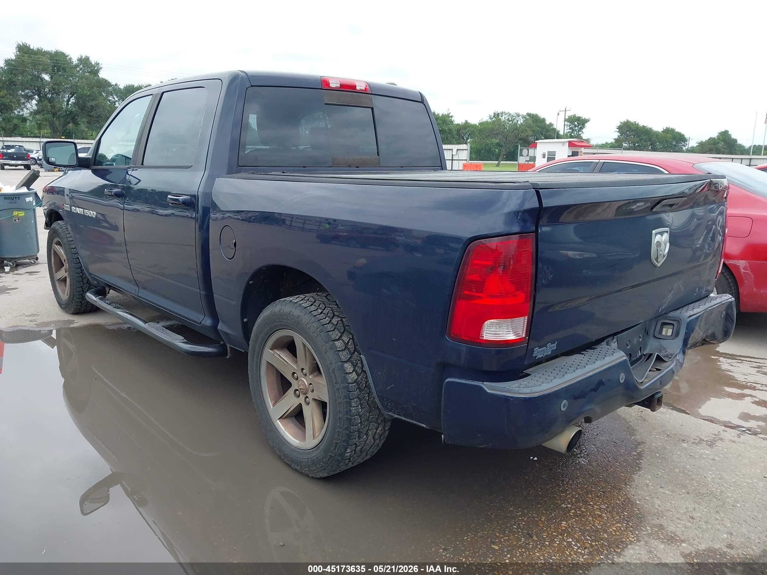 2012 Ram 1500 Sport Dark Blue vin: 1C6RD6MT9CS281251