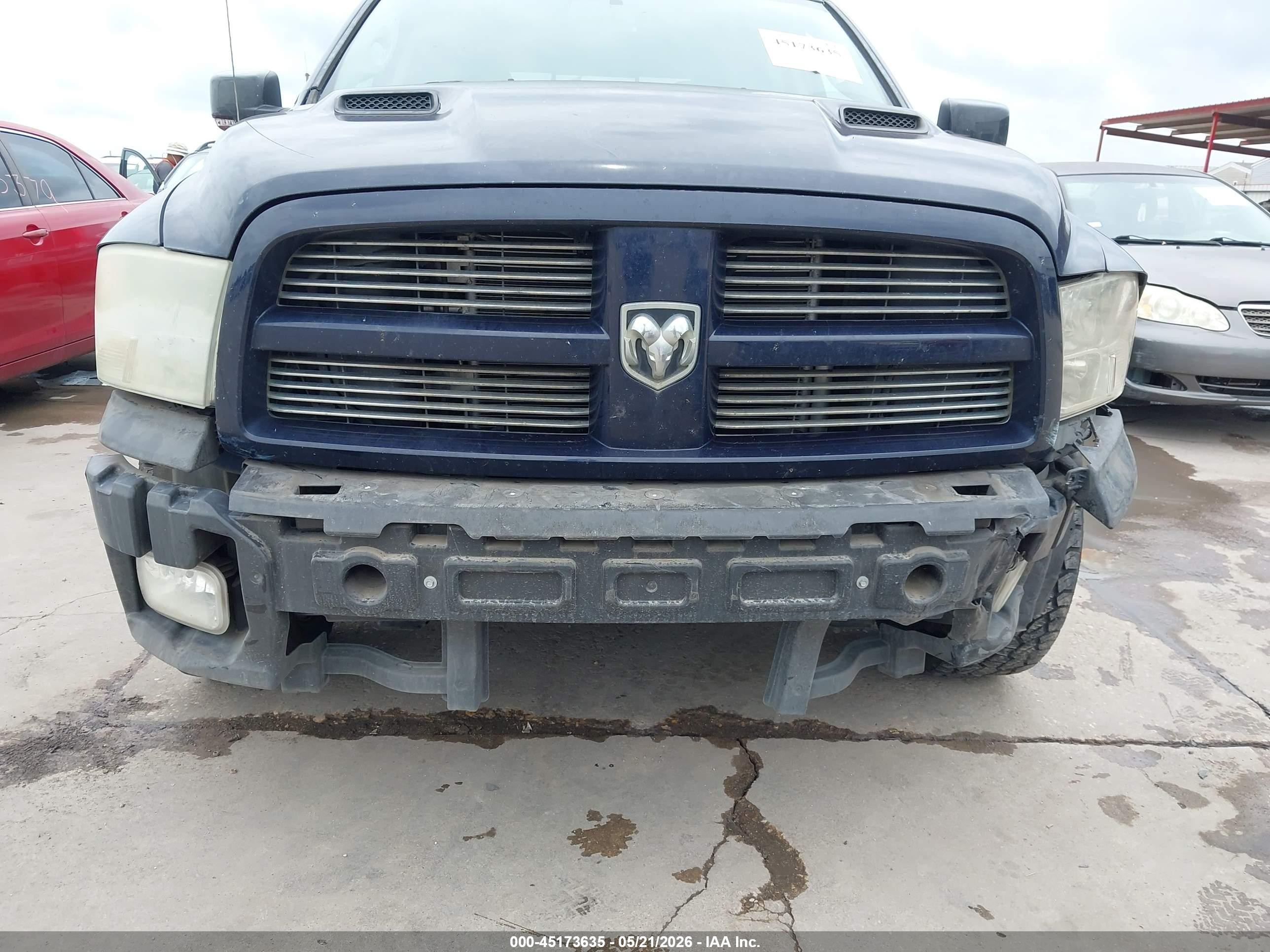 2012 Ram 1500 Sport Dark Blue vin: 1C6RD6MT9CS281251