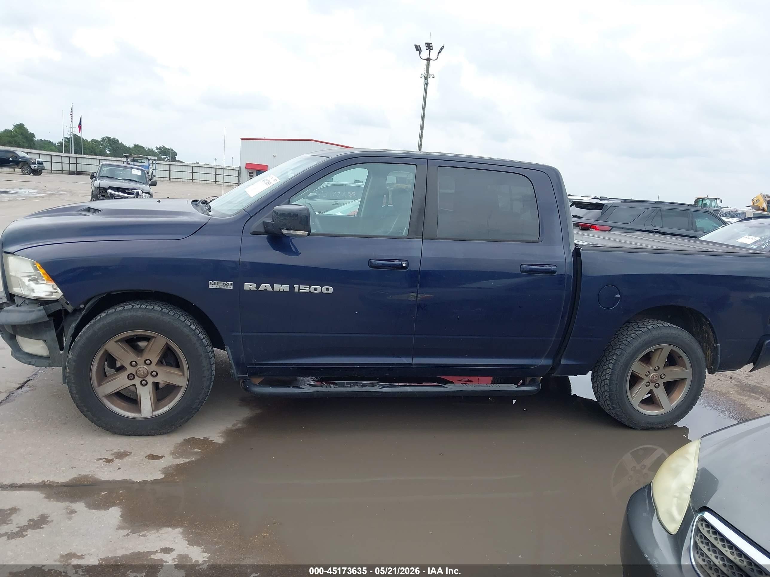 2012 Ram 1500 Sport Dark Blue vin: 1C6RD6MT9CS281251
