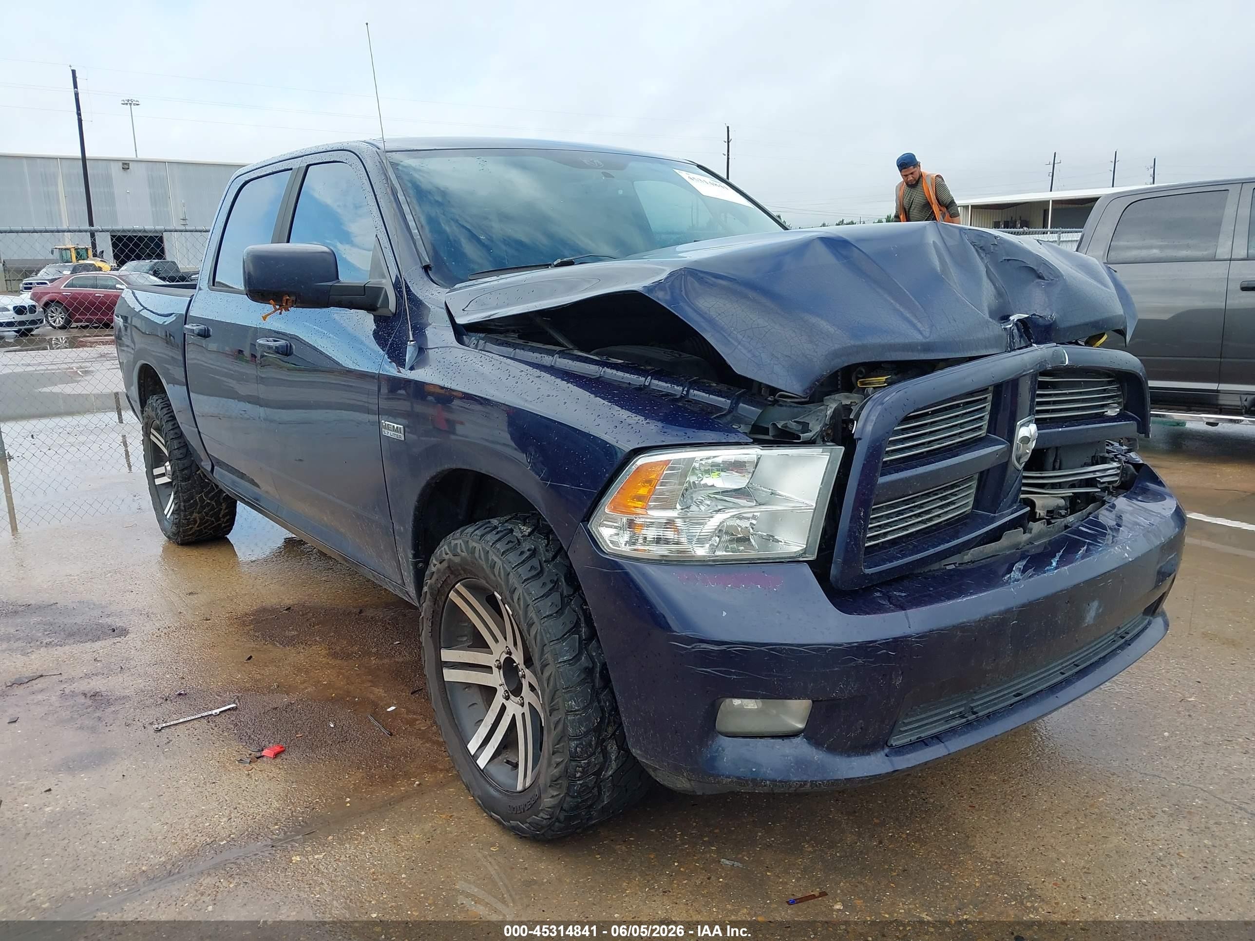 2012 Ram 1500 Sport Blue vin: 1C6RD6MTXCS332739