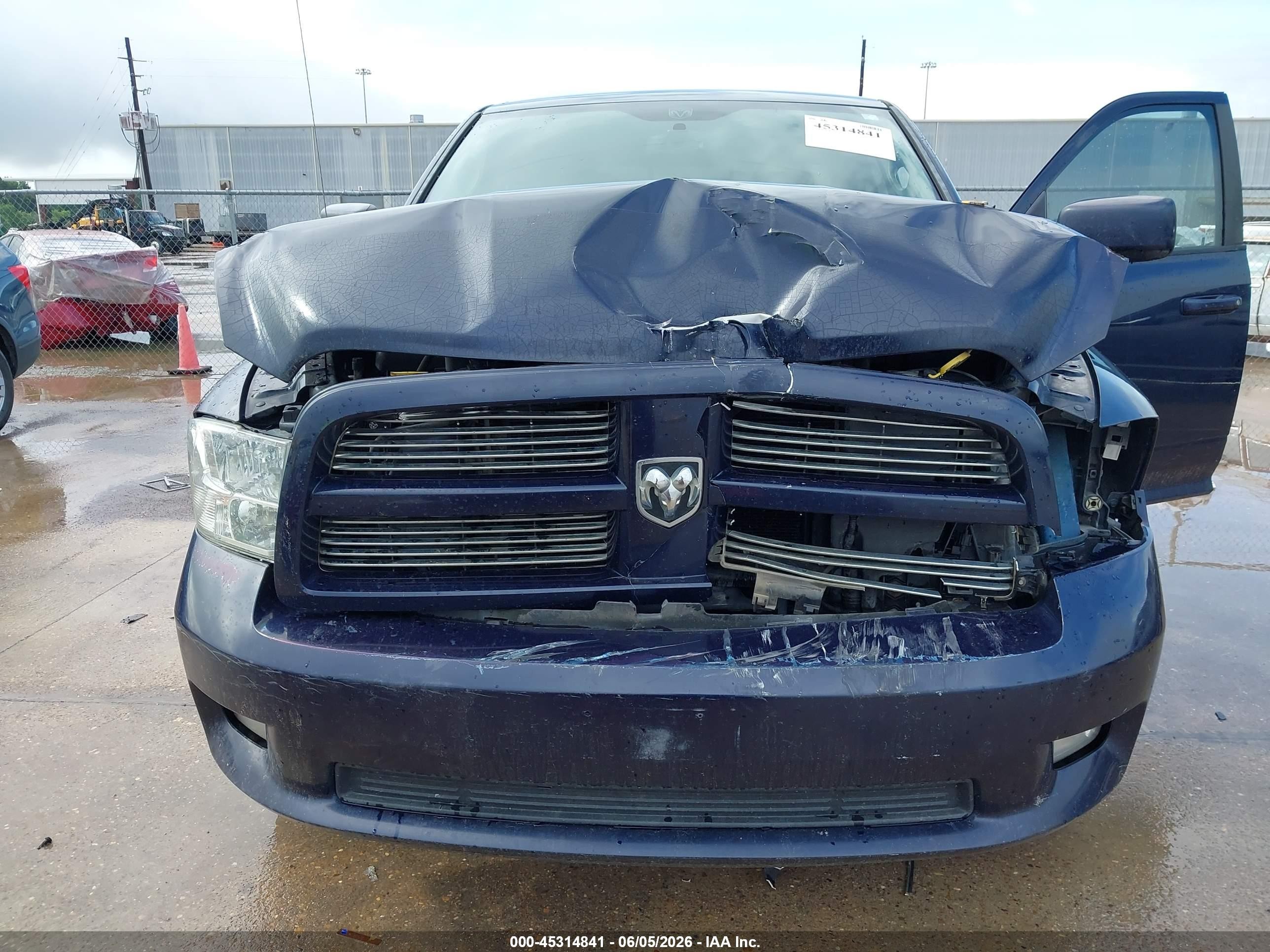 2012 Ram 1500 Sport Blue vin: 1C6RD6MTXCS332739