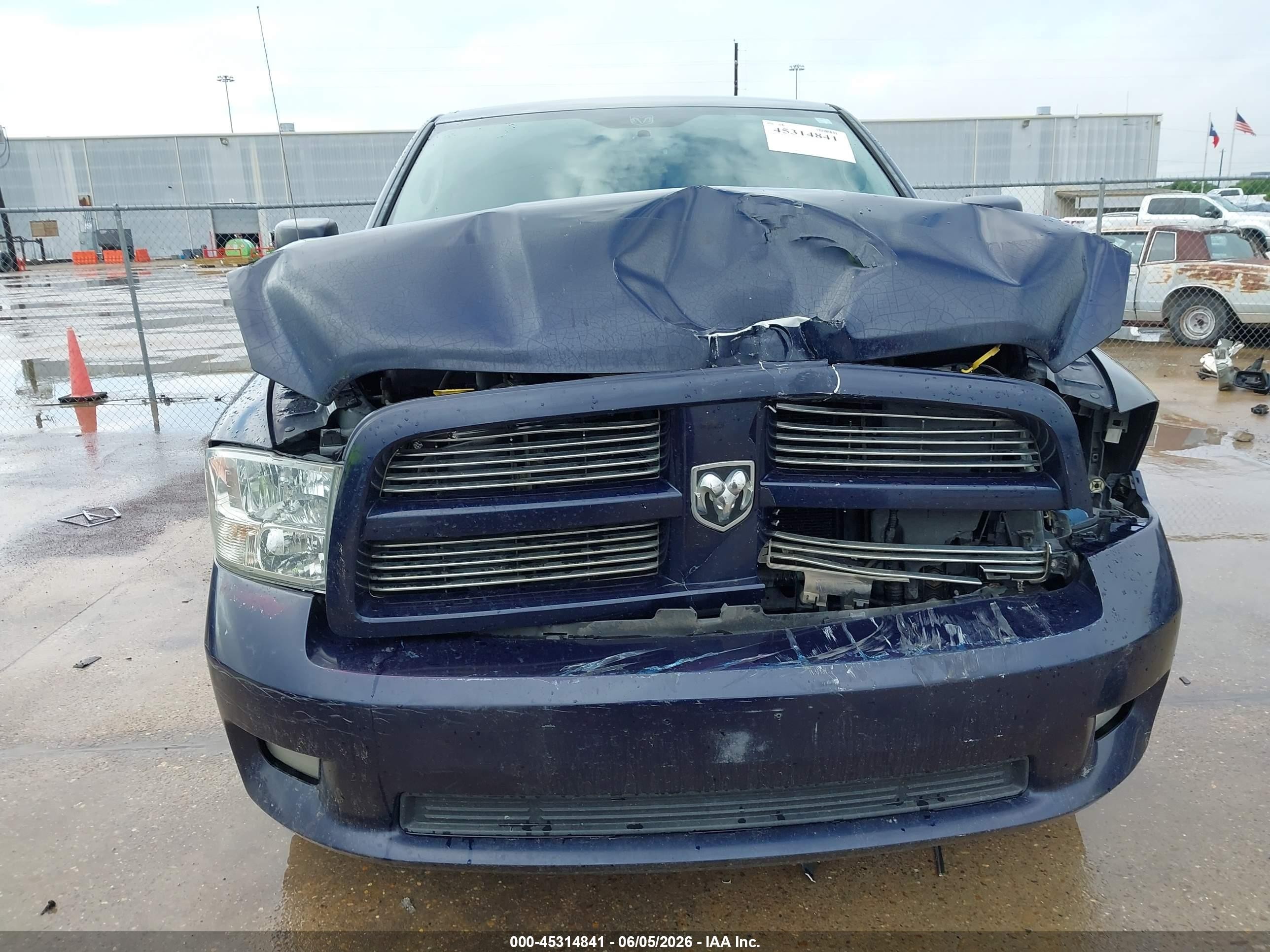 2012 Ram 1500 Sport Blue vin: 1C6RD6MTXCS332739
